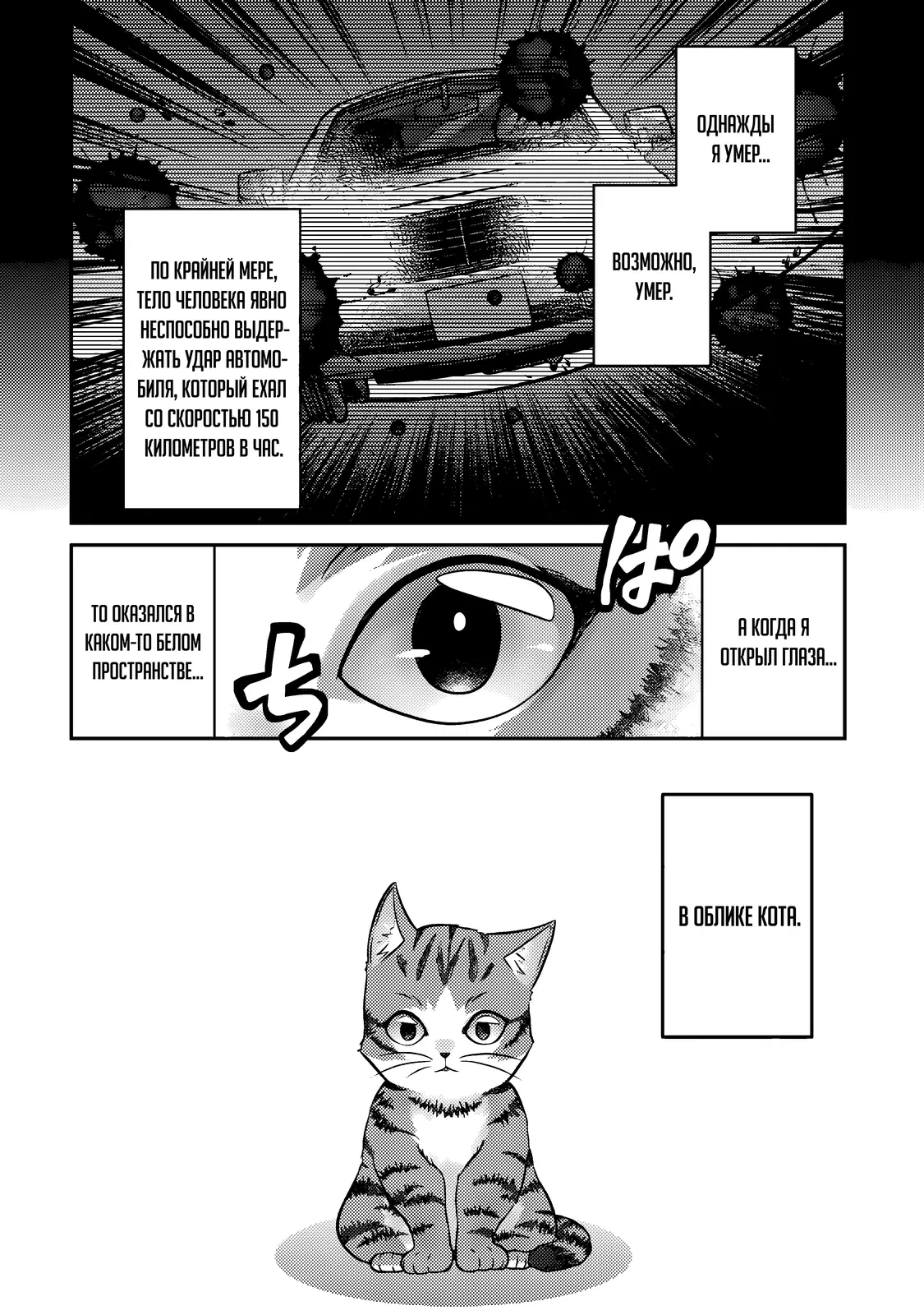 Манга Я переродился котом-волшебником - Глава 1.1 Страница 3