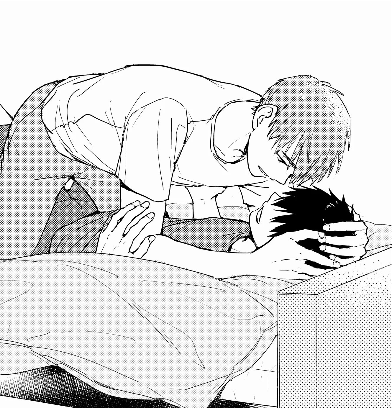 Манга Почему бы тебе сегодня не остаться у меня? - Глава 6.6 Страница 5