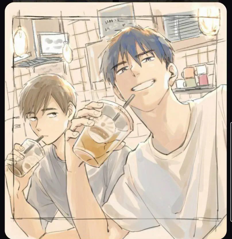 Манга Почему бы тебе сегодня не остаться у меня? - Глава 6.6 Страница 16