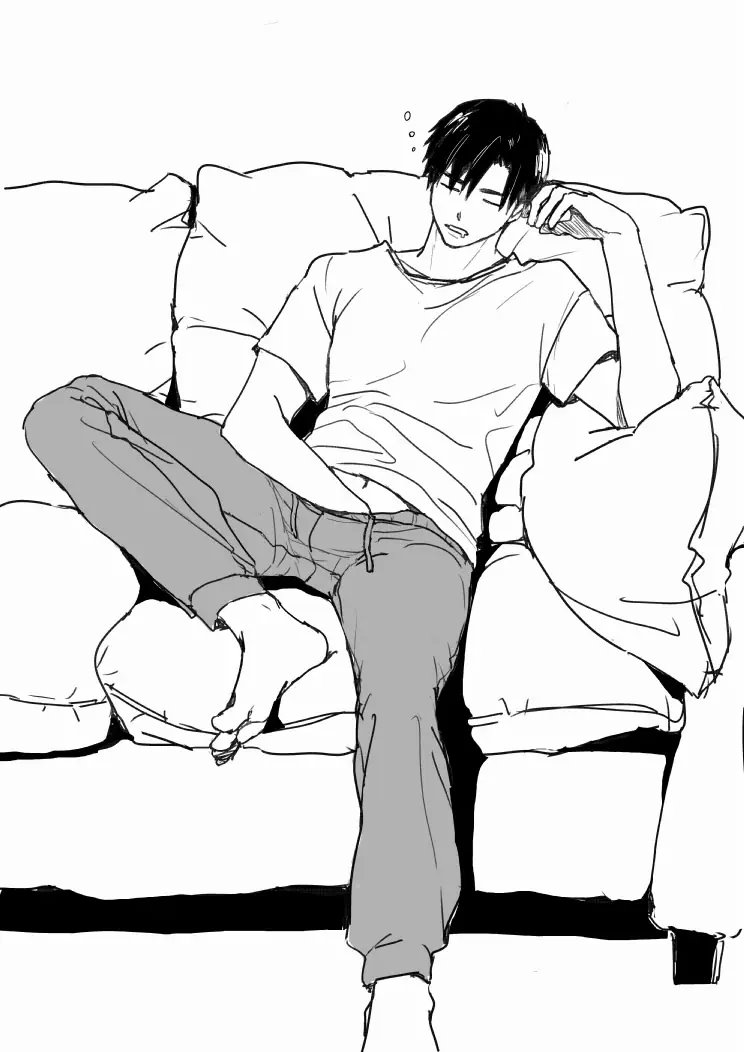 Манга Почему бы тебе сегодня не остаться у меня? - Глава 6.6 Страница 3