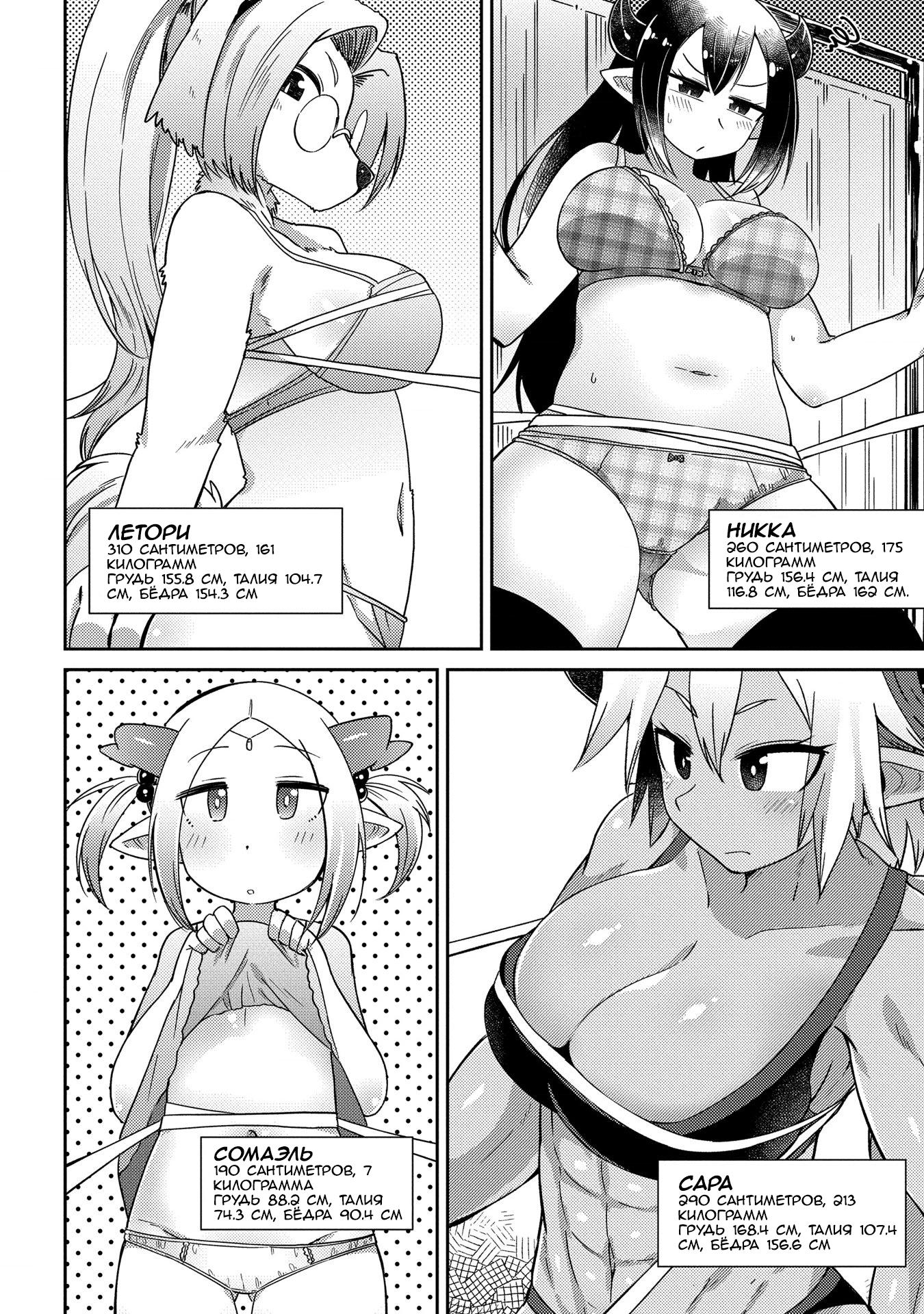 Манга Секстет девушек-великанов! - Глава 4 Страница 16