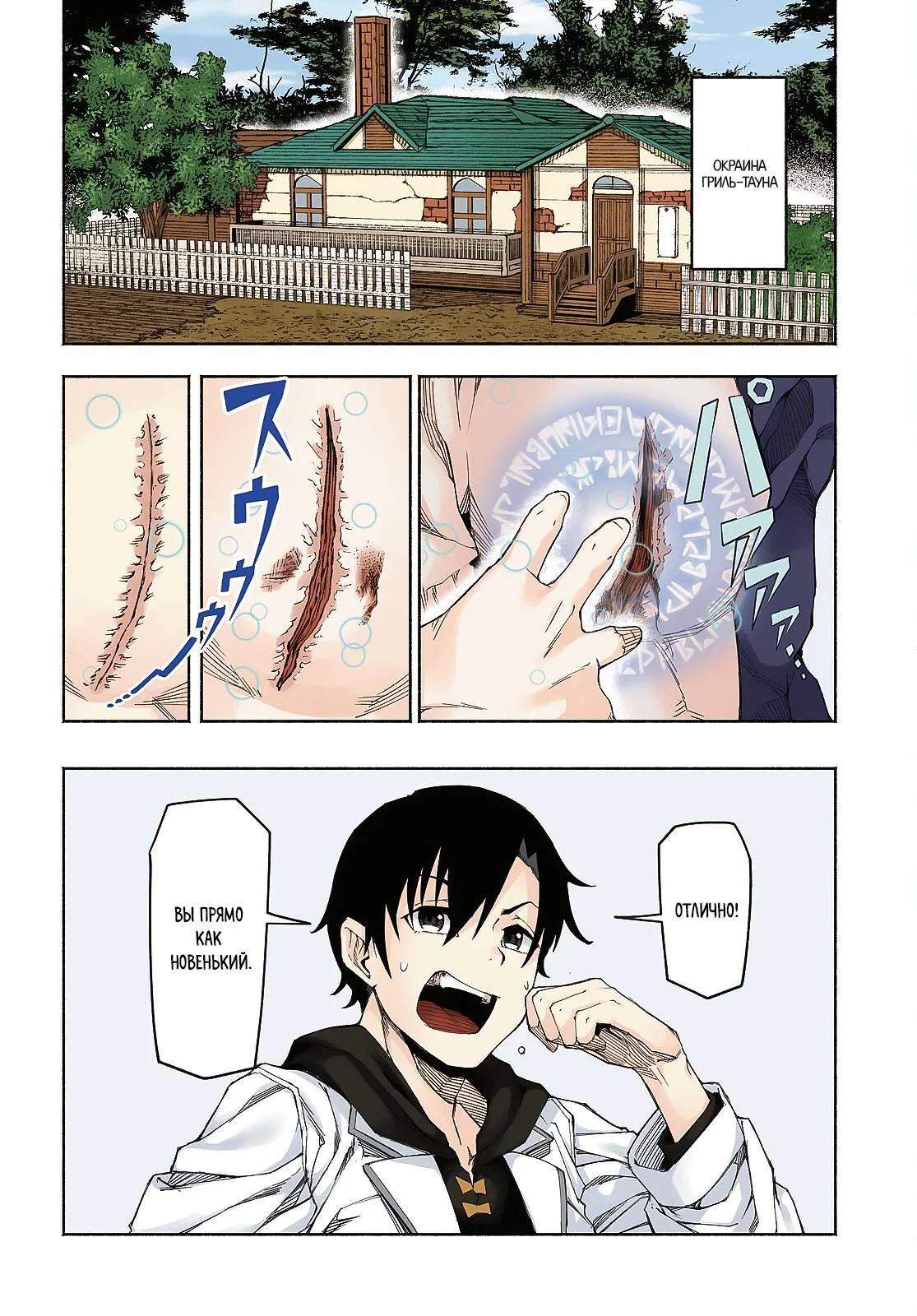 Манга Я работаю целителем в мире, где красота и уродство поменялись местами - Глава 1 Страница 3