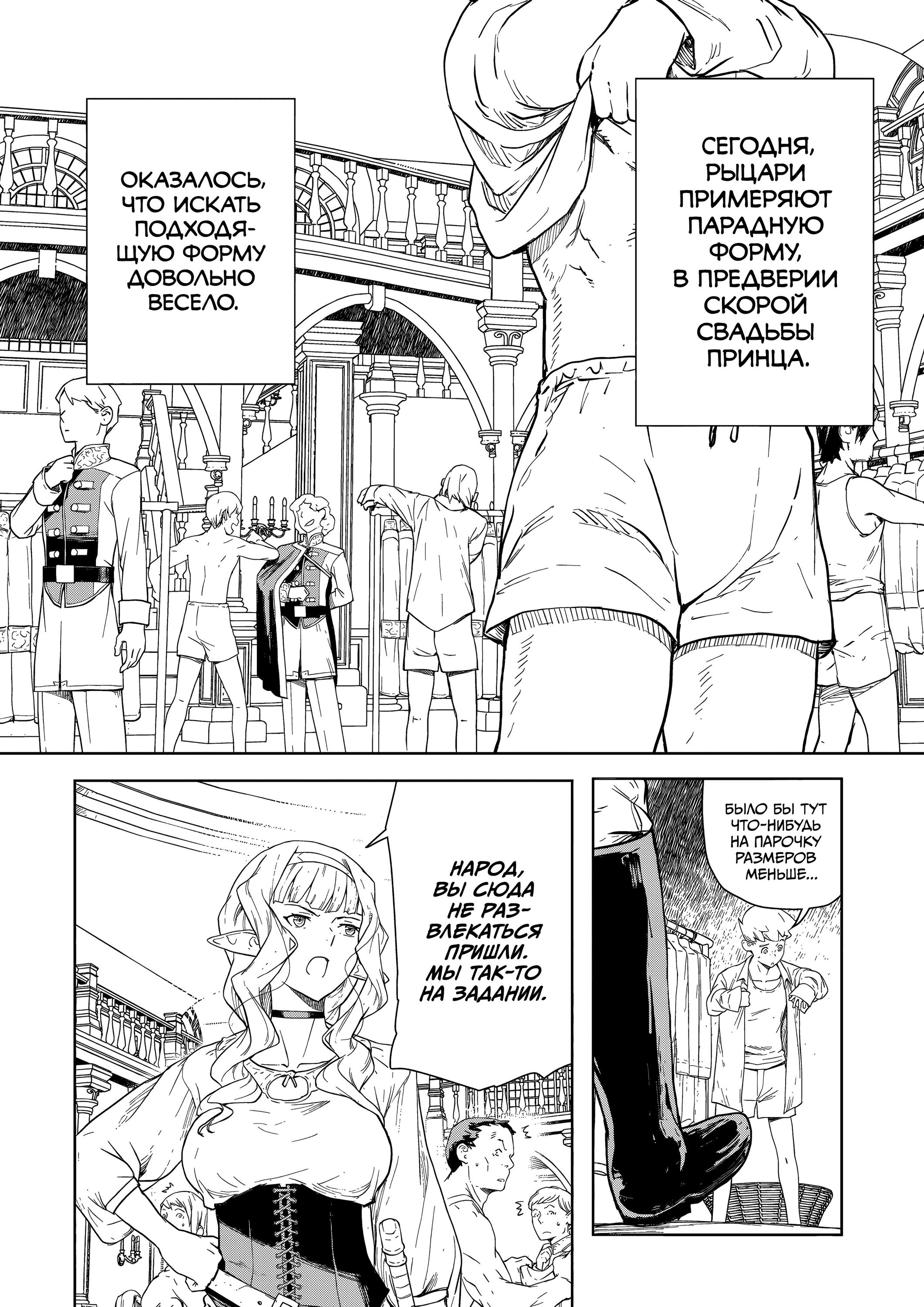 Манга Даже эльфийка-капитан рыцарей хочет быть девушкой. - Глава 12 Страница 2