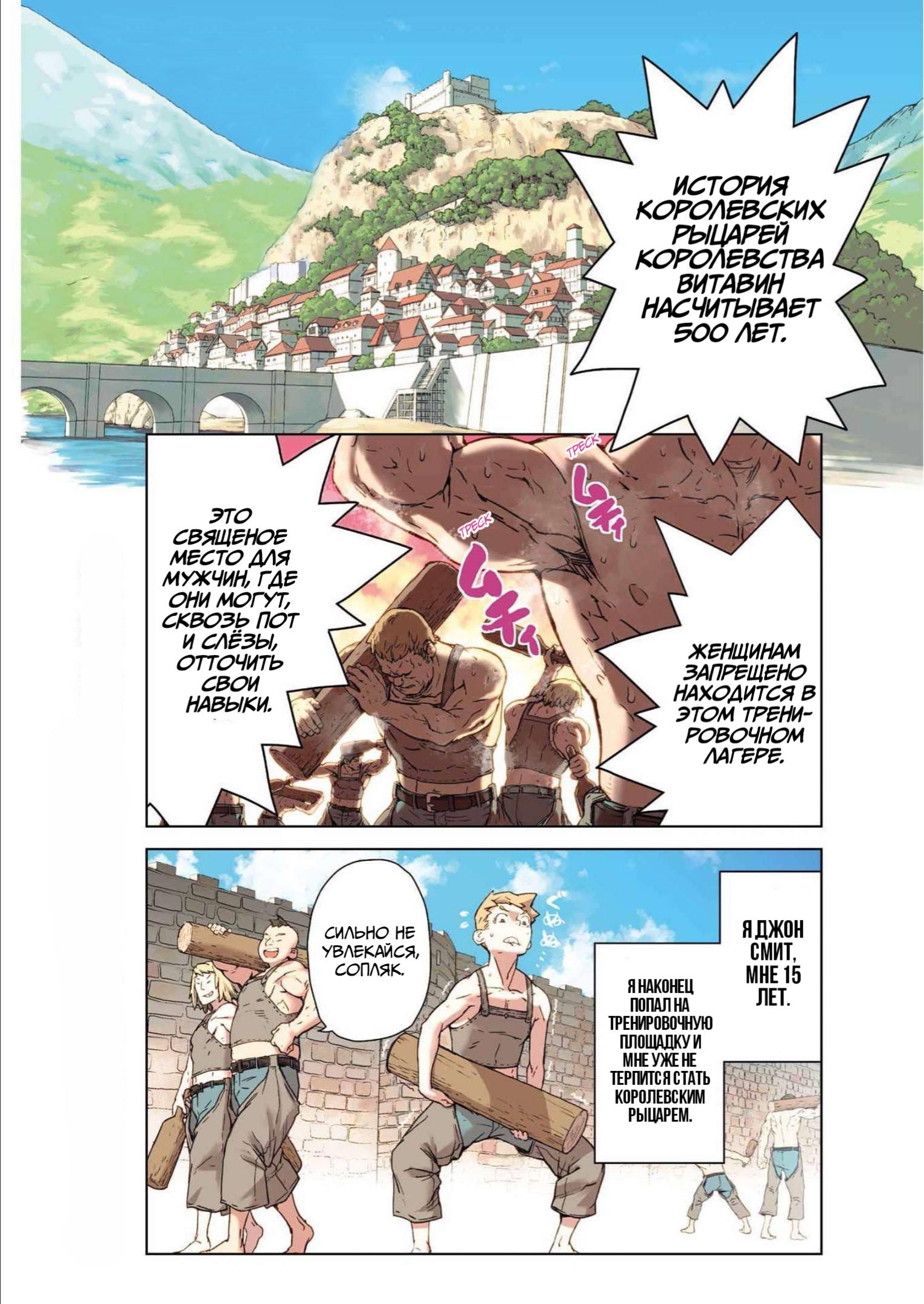 Манга Даже эльфийка-капитан рыцарей хочет быть девушкой. - Глава 1 Страница 1