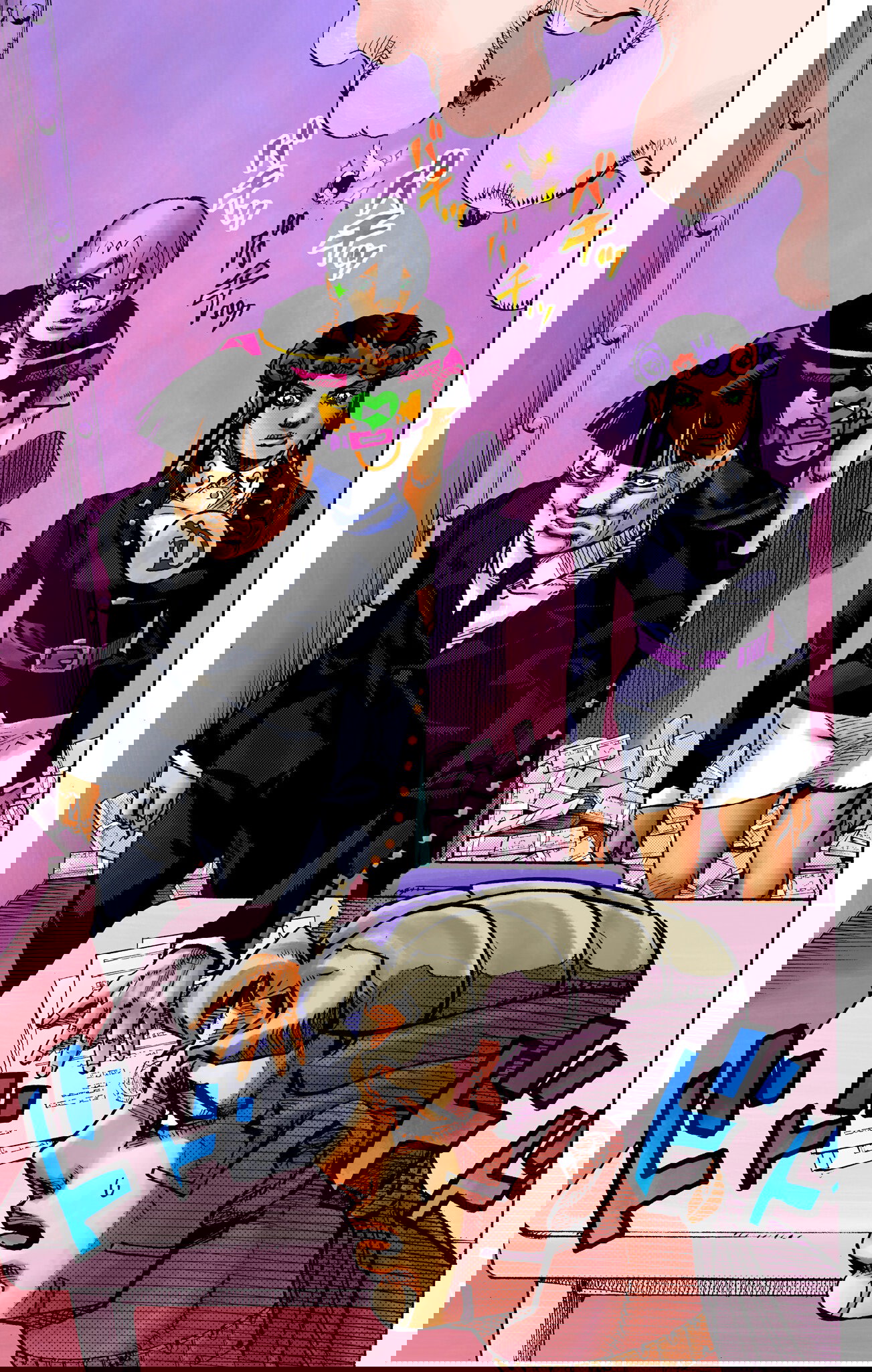 Манга Невероятные Приключения ДжоДжо Часть 9: ДжоДжоЛэндс (Цветная Версия) - Глава 24 Страница 21