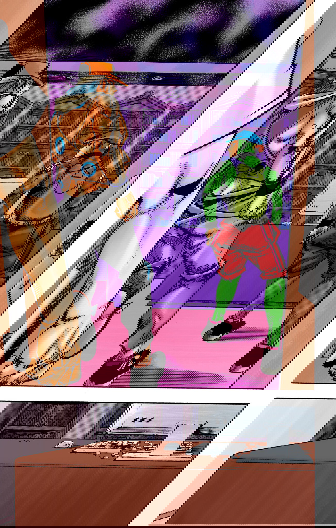 Манга Невероятные Приключения ДжоДжо Часть 9: ДжоДжоЛэндс (Цветная Версия) - Глава 24 Страница 37