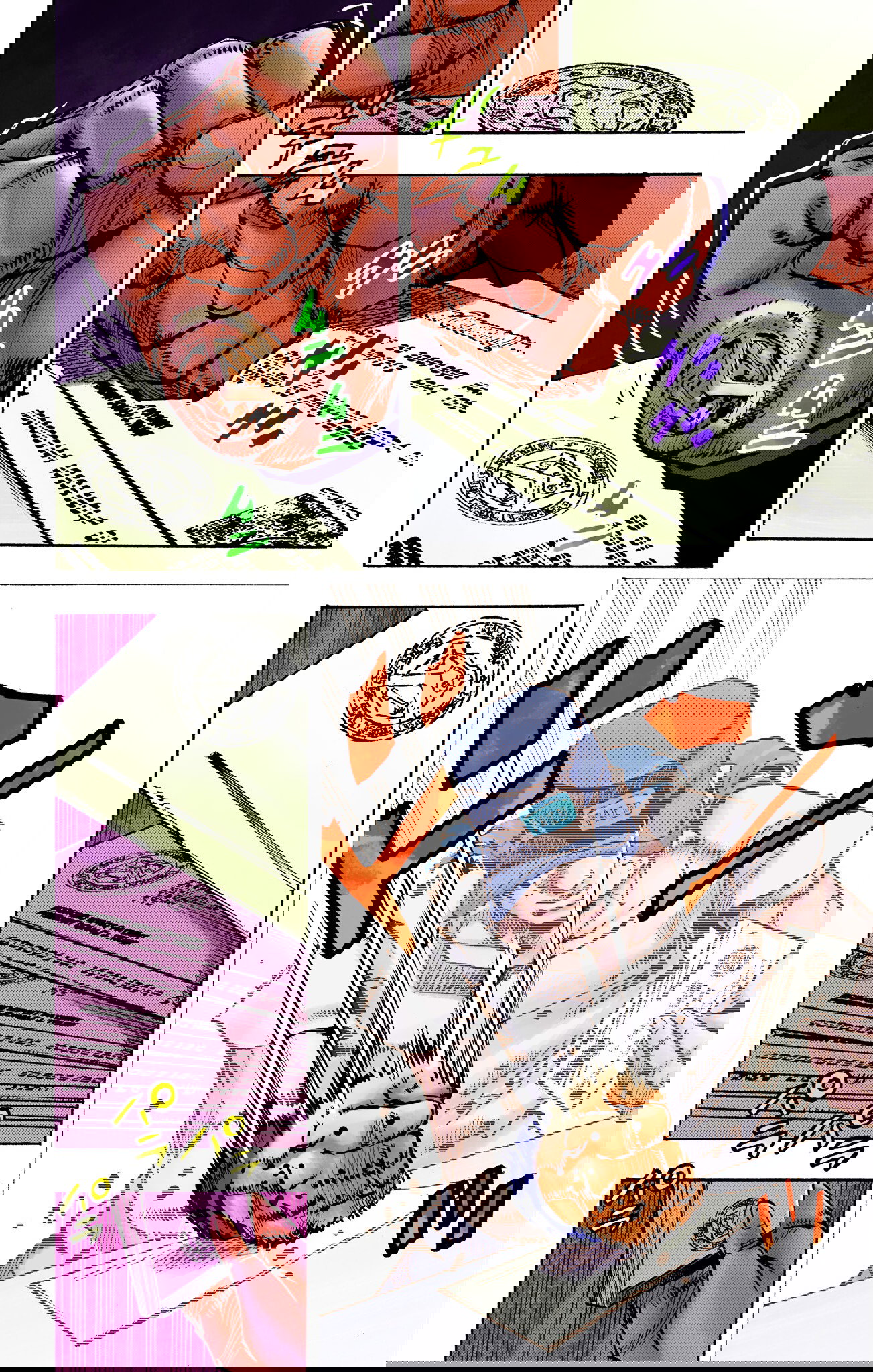 Манга Невероятные Приключения ДжоДжо Часть 9: ДжоДжоЛэндс (Цветная Версия) - Глава 24 Страница 30