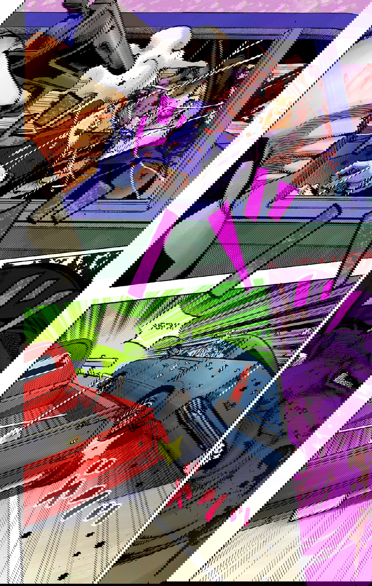 Манга Невероятные Приключения ДжоДжо Часть 9: ДжоДжоЛэндс (Цветная Версия) - Глава 23 Страница 7