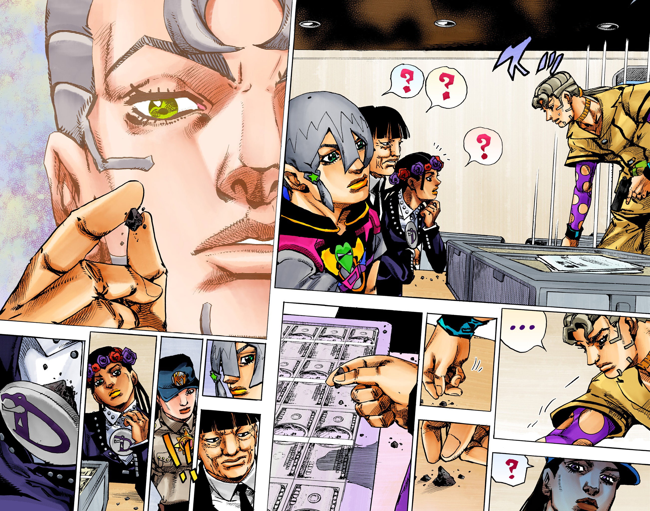 Манга Невероятные Приключения ДжоДжо Часть 9: ДжоДжоЛэндс (Цветная Версия) - Глава 23 Страница 37