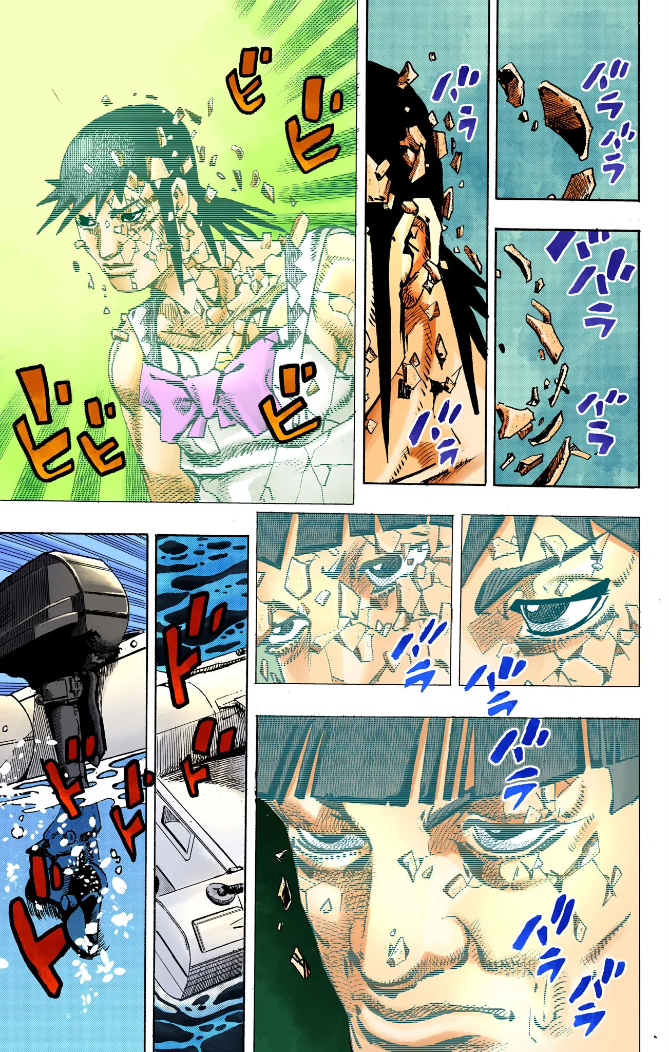 Манга Невероятные Приключения ДжоДжо Часть 9: ДжоДжоЛэндс (Цветная Версия) - Глава 22 Страница 12