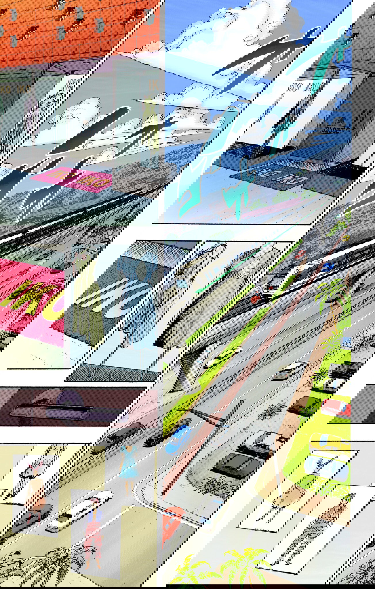 Манга Невероятные Приключения ДжоДжо Часть 9: ДжоДжоЛэндс (Цветная Версия) - Глава 21 Страница 9