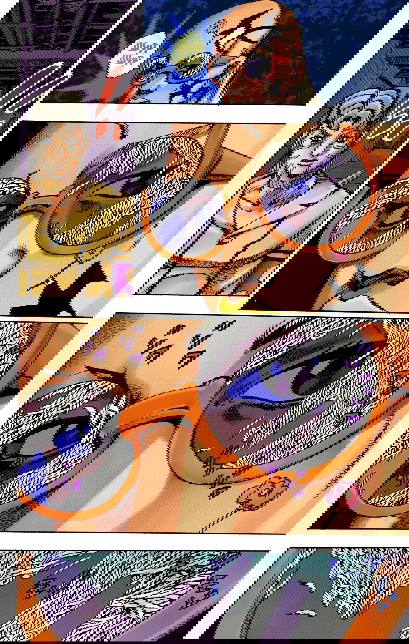 Манга Невероятные Приключения ДжоДжо Часть 9: ДжоДжоЛэндс (Цветная Версия) - Глава 21 Страница 33