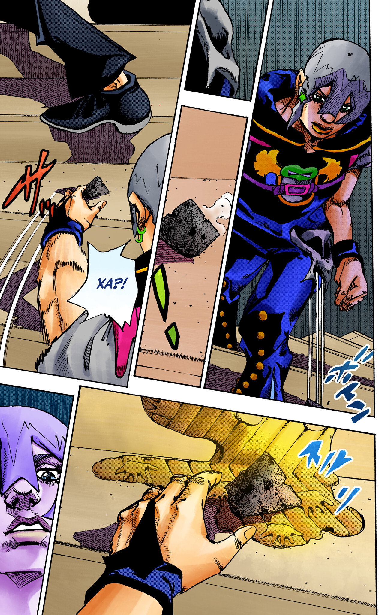 Манга Невероятные Приключения ДжоДжо Часть 9: ДжоДжоЛэндс (Цветная Версия) - Глава 28 Страница 34