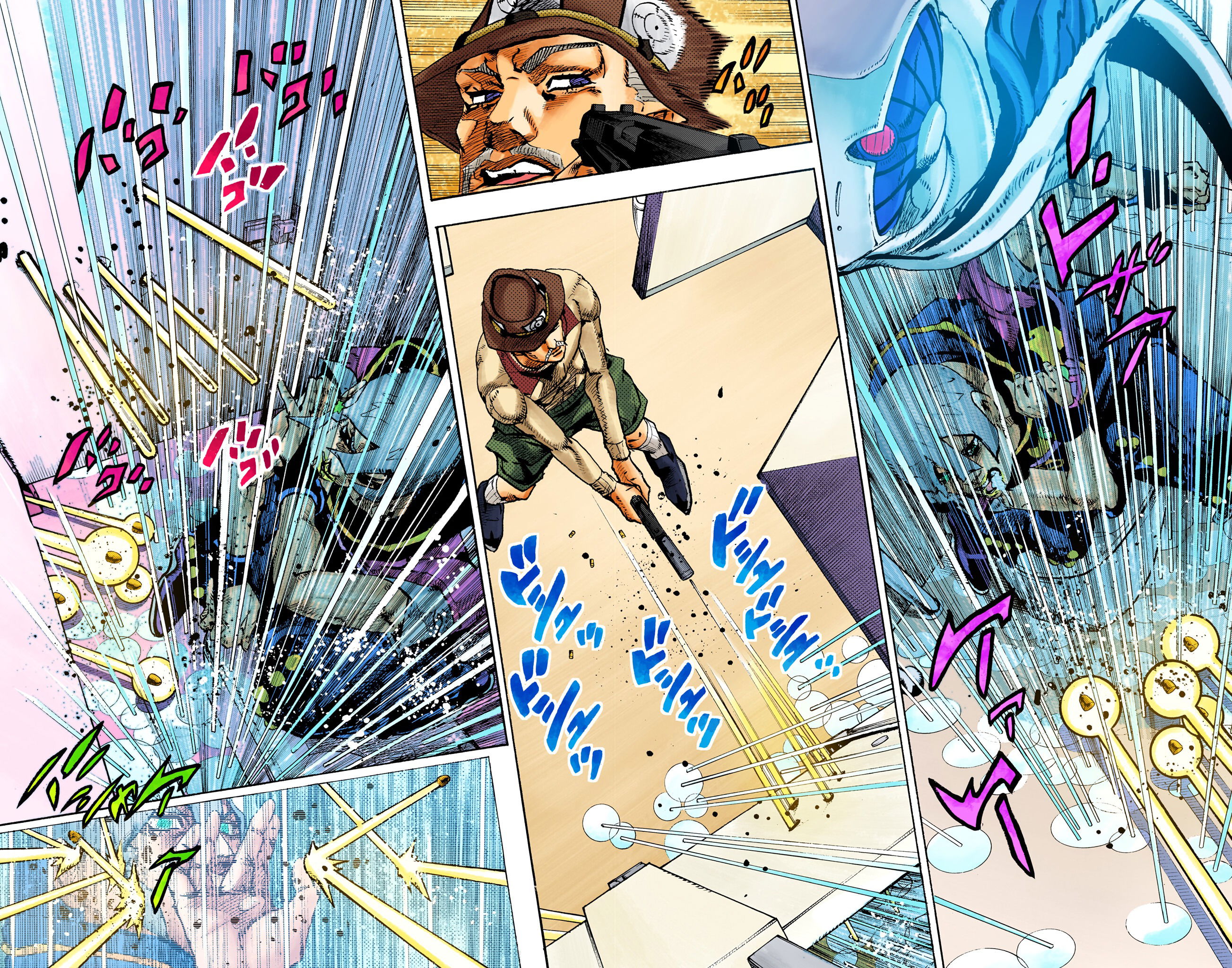 Манга Невероятные Приключения ДжоДжо Часть 9: ДжоДжоЛэндс (Цветная Версия) - Глава 20 Страница 9