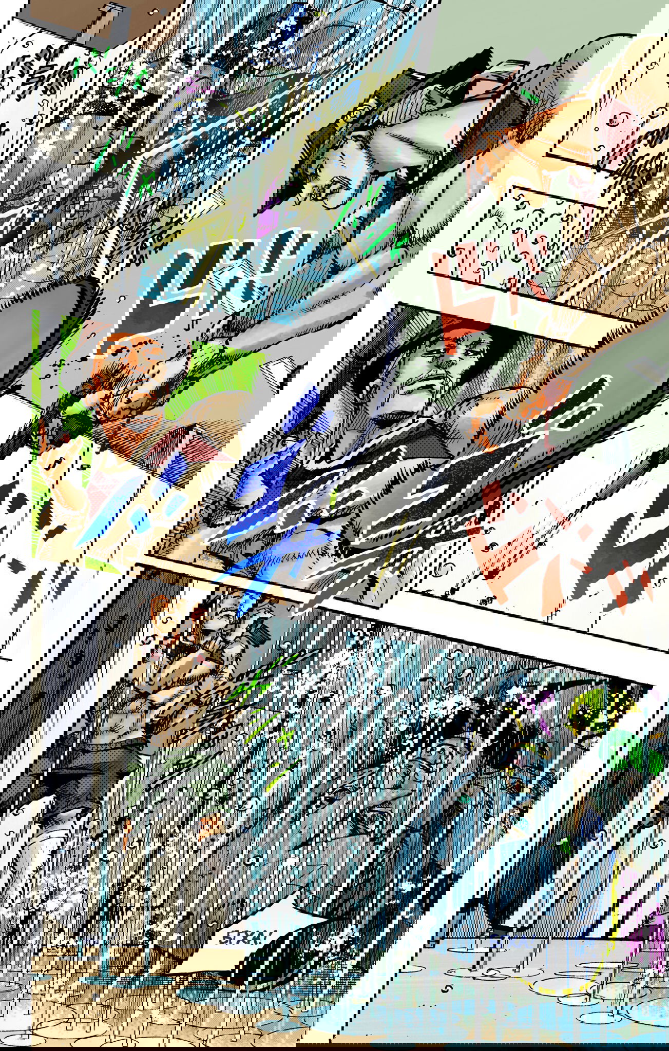 Манга Невероятные Приключения ДжоДжо Часть 9: ДжоДжоЛэндс (Цветная Версия) - Глава 20 Страница 12