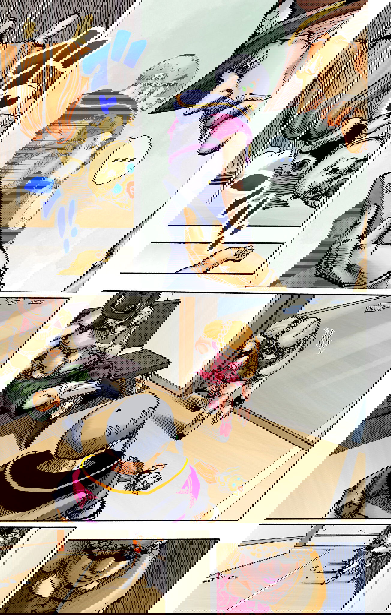 Манга Невероятные Приключения ДжоДжо Часть 9: ДжоДжоЛэндс (Цветная Версия) - Глава 19 Страница 10