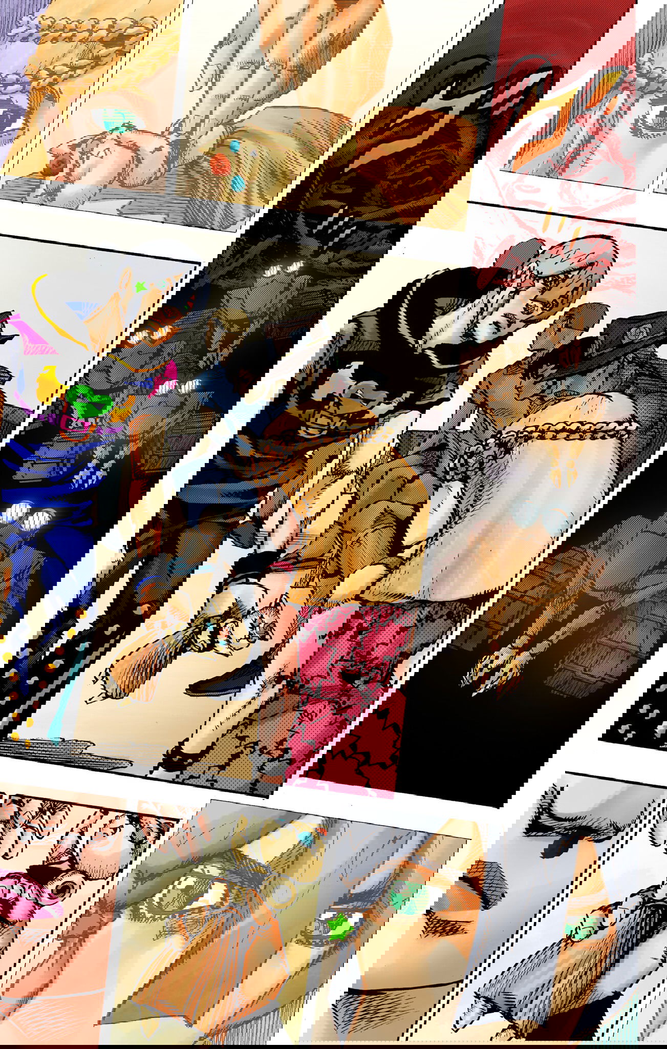 Манга Невероятные Приключения ДжоДжо Часть 9: ДжоДжоЛэндс (Цветная Версия) - Глава 19 Страница 14