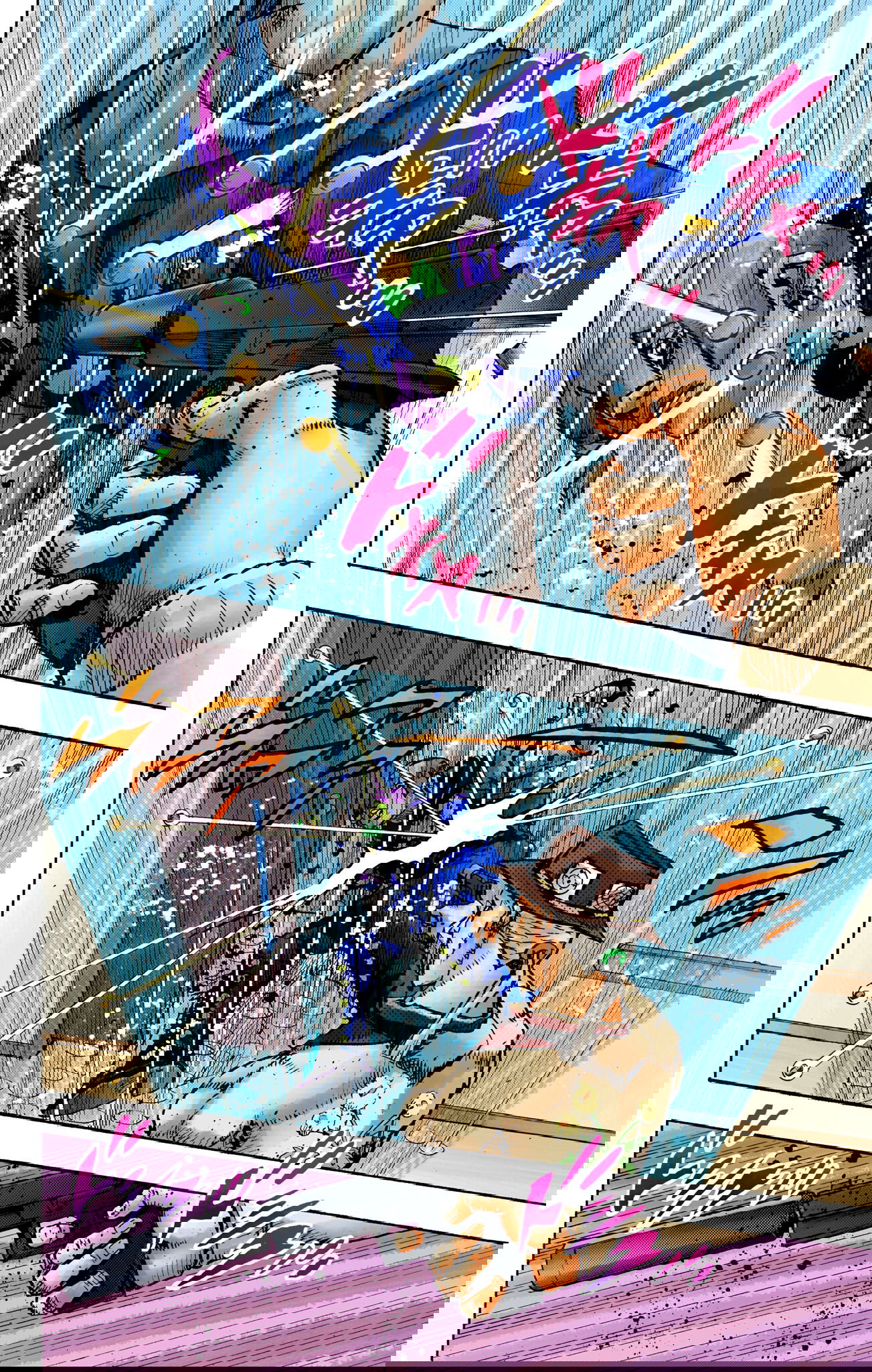 Манга Невероятные Приключения ДжоДжо Часть 9: ДжоДжоЛэндс (Цветная Версия) - Глава 19 Страница 31