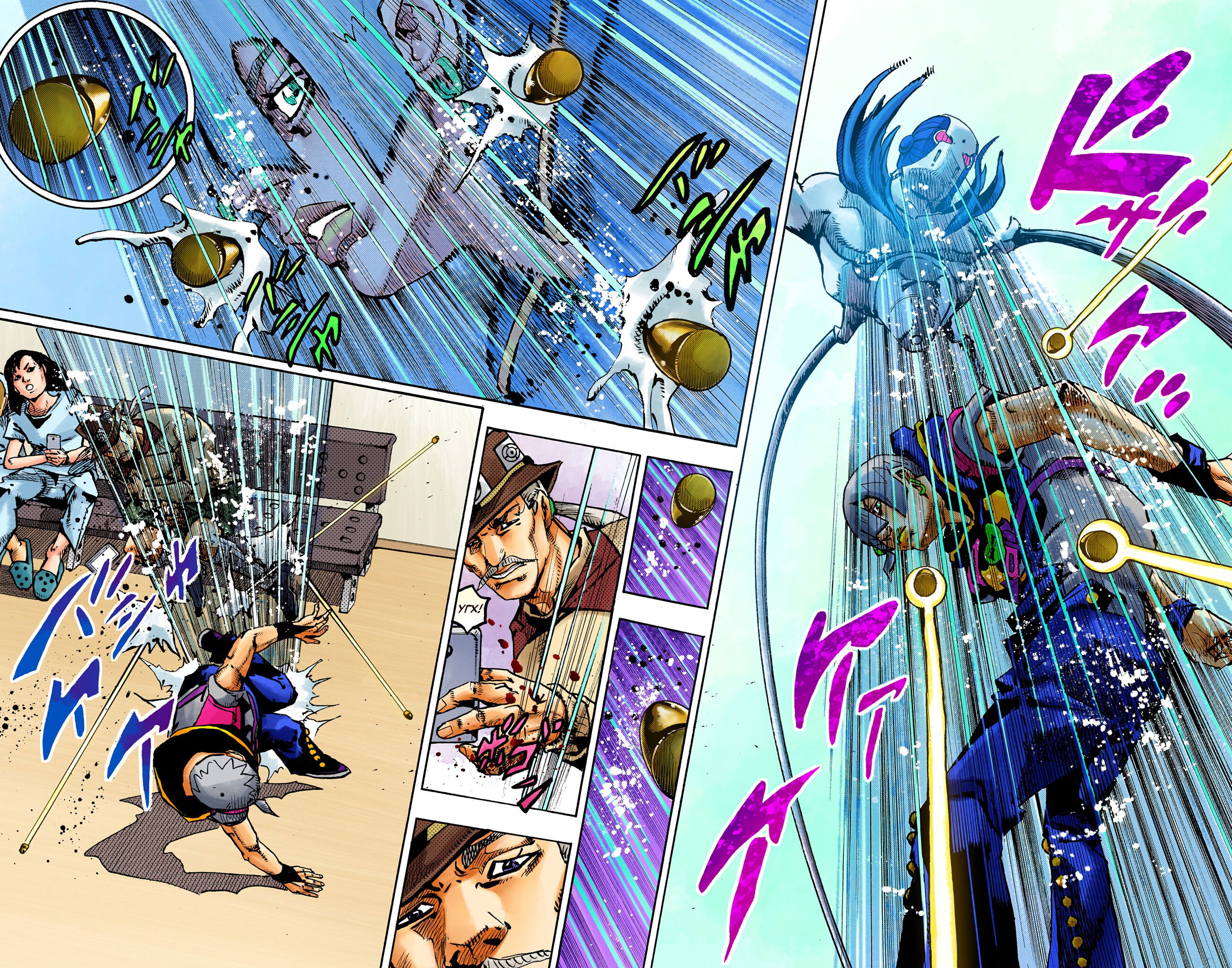 Манга Невероятные Приключения ДжоДжо Часть 9: ДжоДжоЛэндс (Цветная Версия) - Глава 19 Страница 18