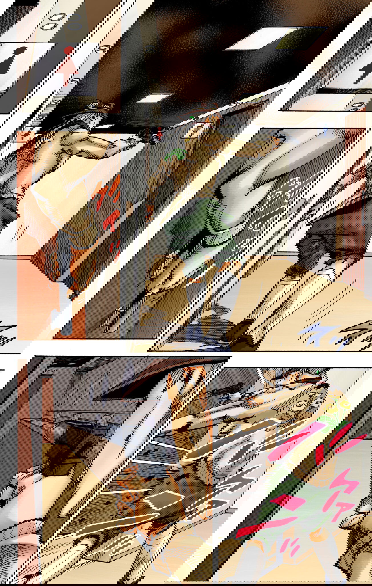 Манга Невероятные Приключения ДжоДжо Часть 9: ДжоДжоЛэндс (Цветная Версия) - Глава 19 Страница 28