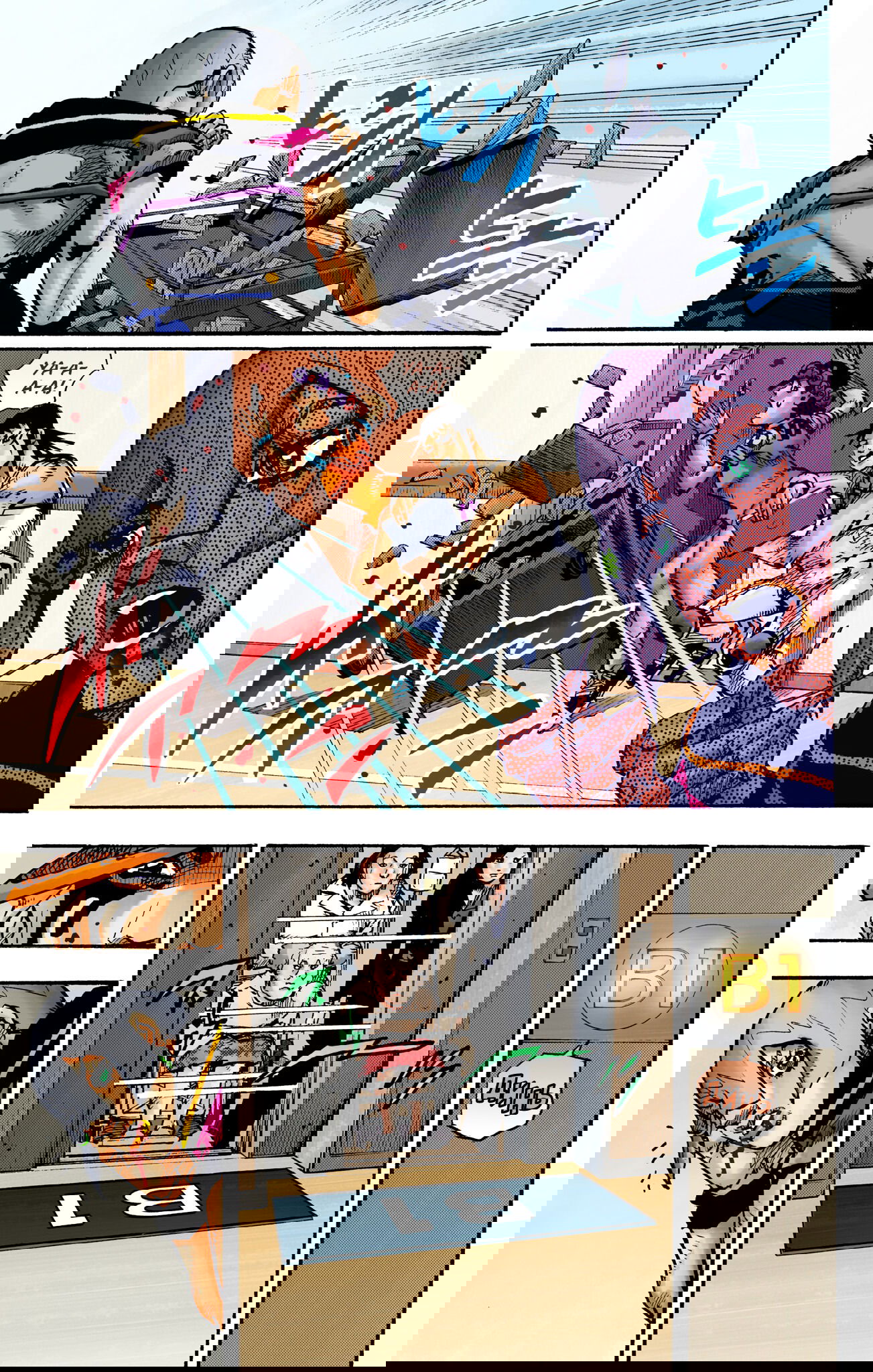 Манга Невероятные Приключения ДжоДжо Часть 9: ДжоДжоЛэндс (Цветная Версия) - Глава 18 Страница 20