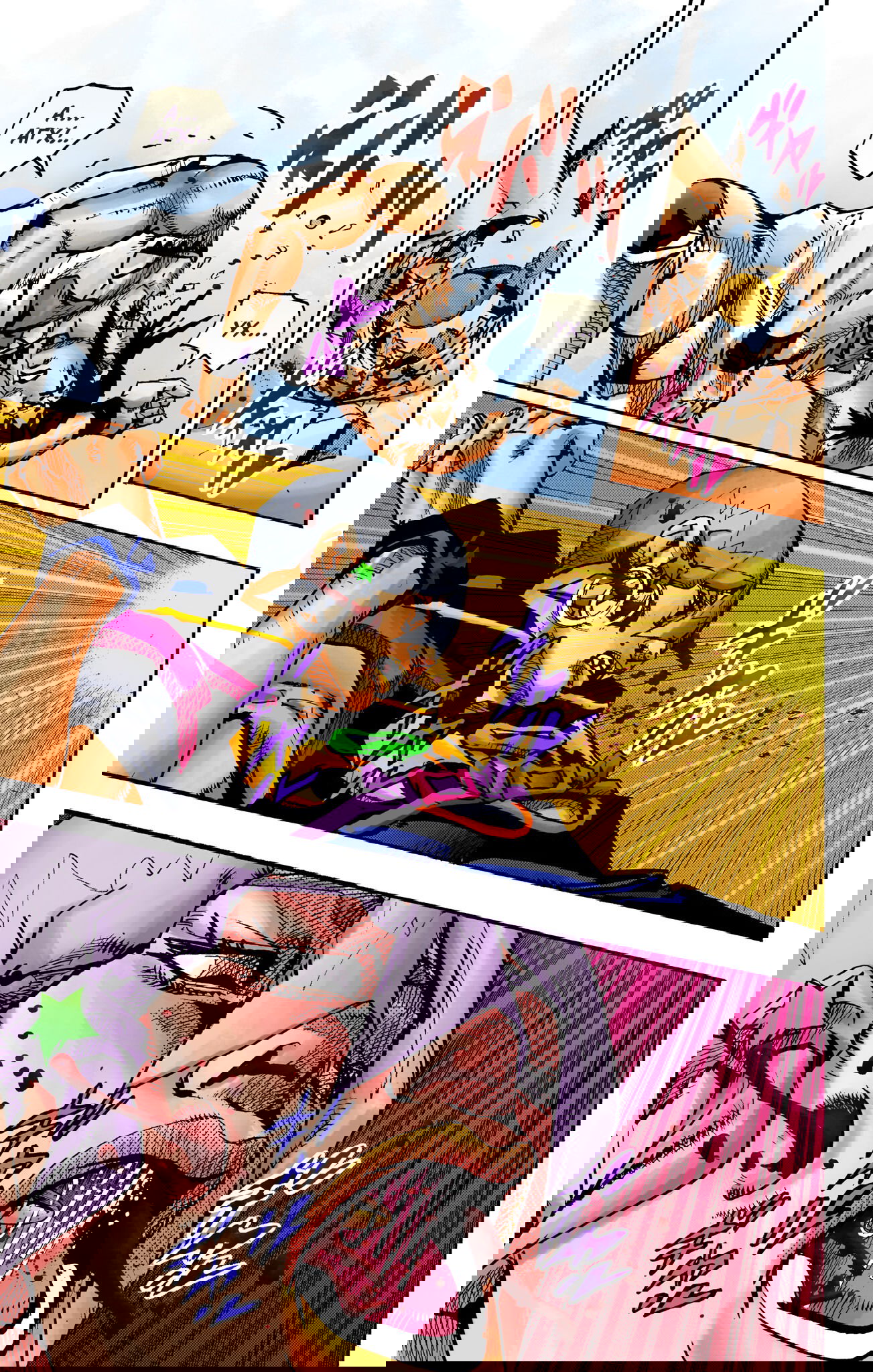 Манга Невероятные Приключения ДжоДжо Часть 9: ДжоДжоЛэндс (Цветная Версия) - Глава 18 Страница 10