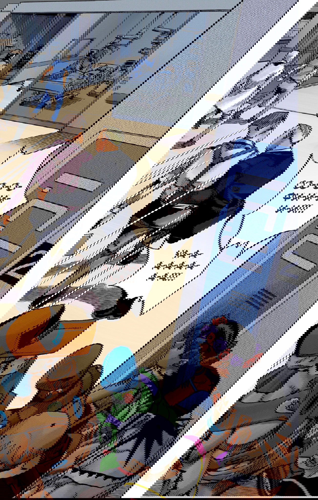 Манга Невероятные Приключения ДжоДжо Часть 9: ДжоДжоЛэндс (Цветная Версия) - Глава 16 Страница 37