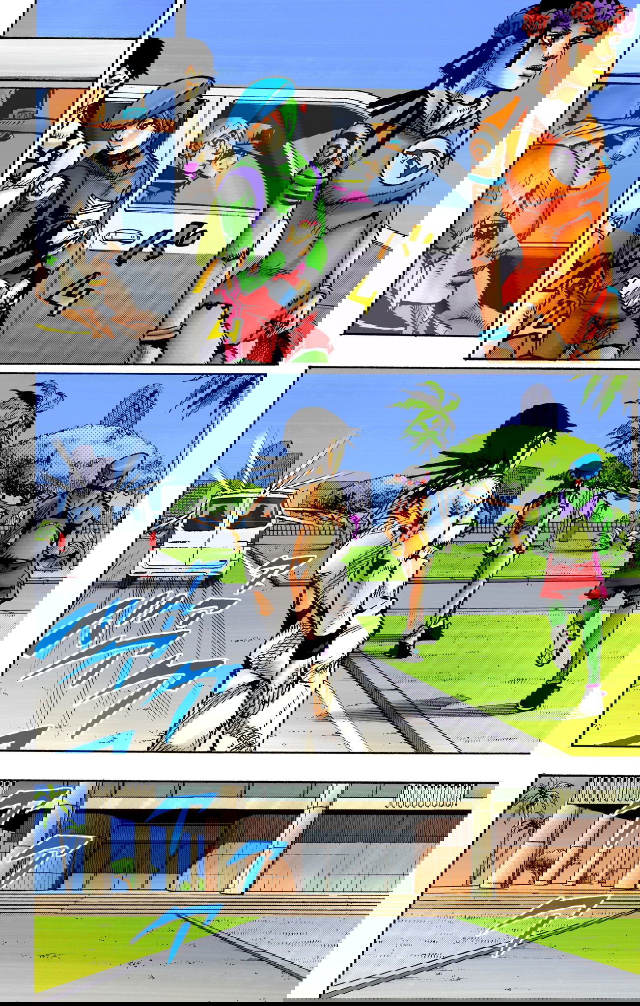 Манга Невероятные Приключения ДжоДжо Часть 9: ДжоДжоЛэндс (Цветная Версия) - Глава 14 Страница 5