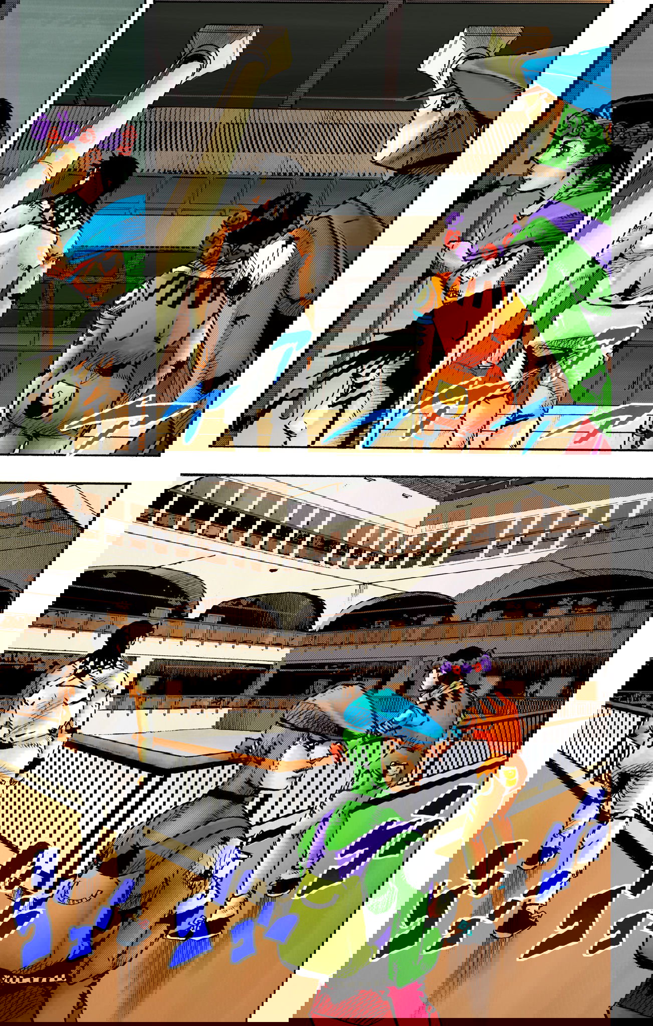 Манга Невероятные Приключения ДжоДжо Часть 9: ДжоДжоЛэндс (Цветная Версия) - Глава 14 Страница 6