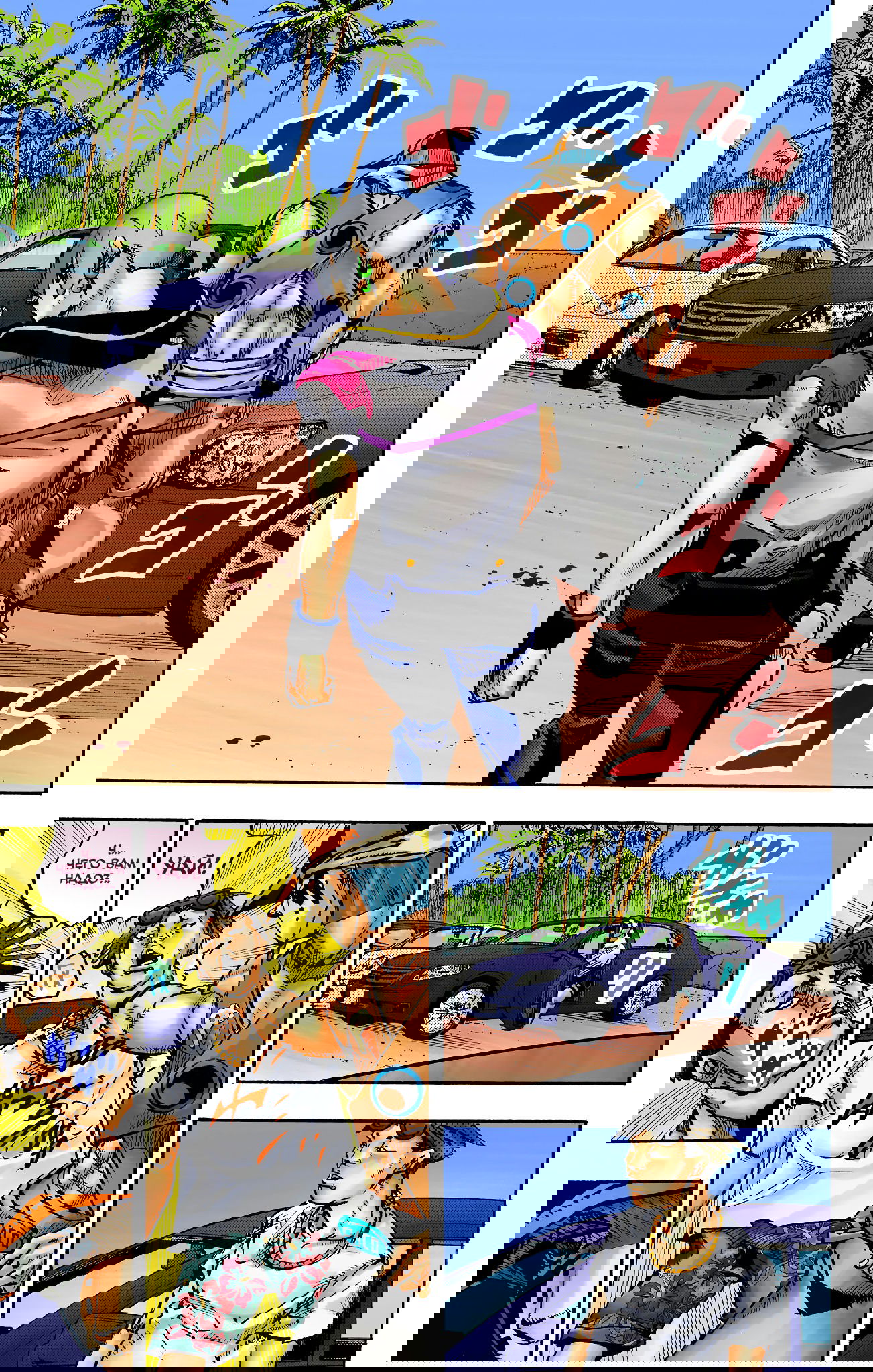 Манга Невероятные Приключения ДжоДжо Часть 9: ДжоДжоЛэндс (Цветная Версия) - Глава 11 Страница 8