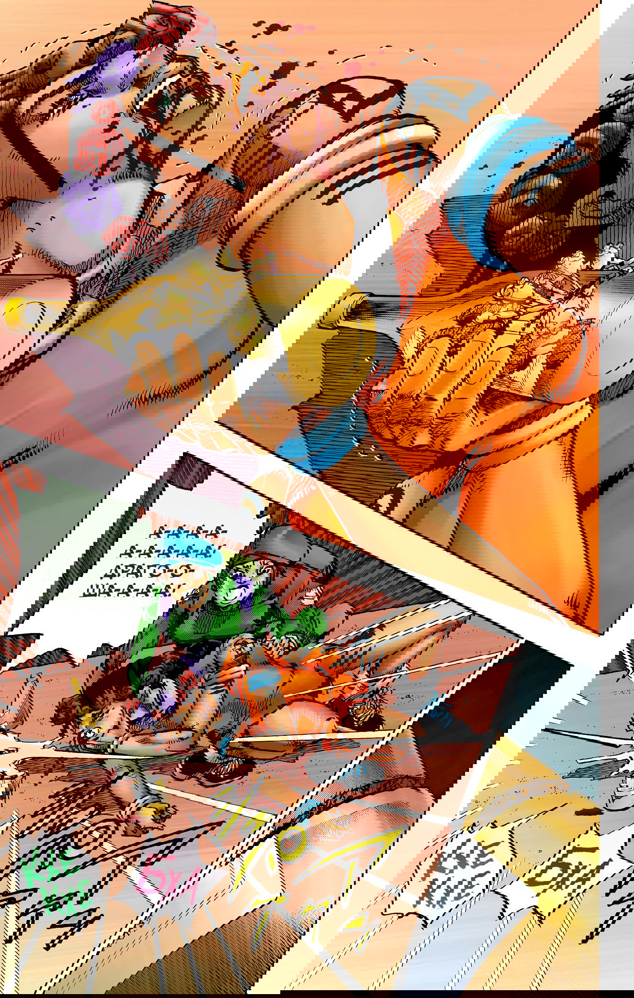 Манга Невероятные Приключения ДжоДжо Часть 9: ДжоДжоЛэндс (Цветная Версия) - Глава 11 Страница 3