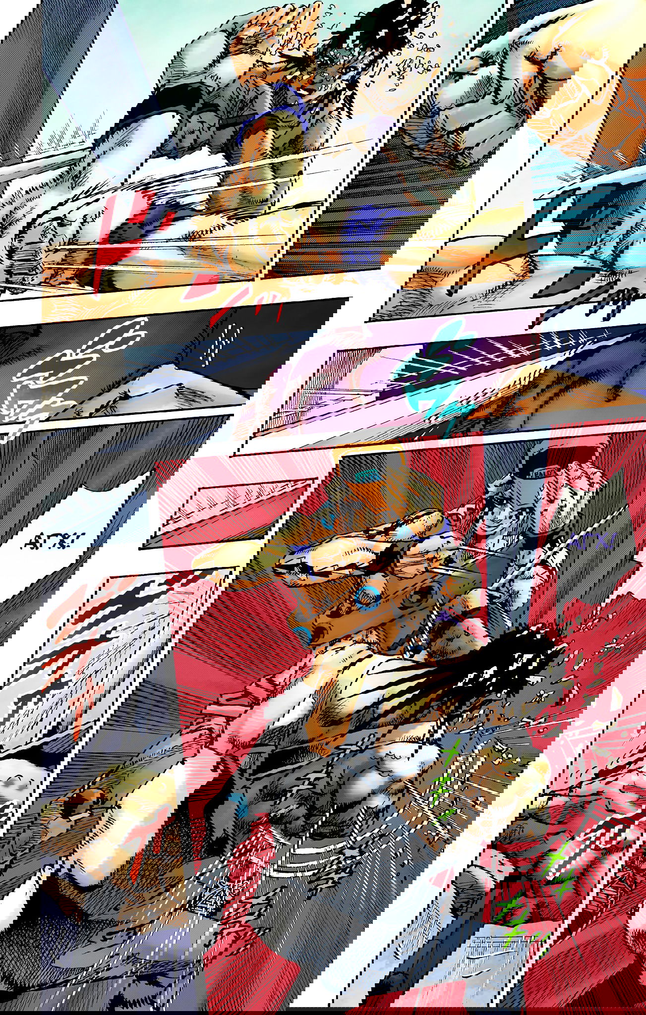 Манга Невероятные Приключения ДжоДжо Часть 9: ДжоДжоЛэндс (Цветная Версия) - Глава 10 Страница 11