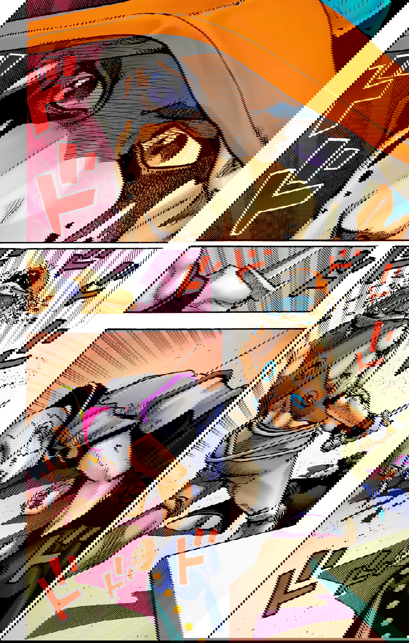 Манга Невероятные Приключения ДжоДжо Часть 9: ДжоДжоЛэндс (Цветная Версия) - Глава 10 Страница 3