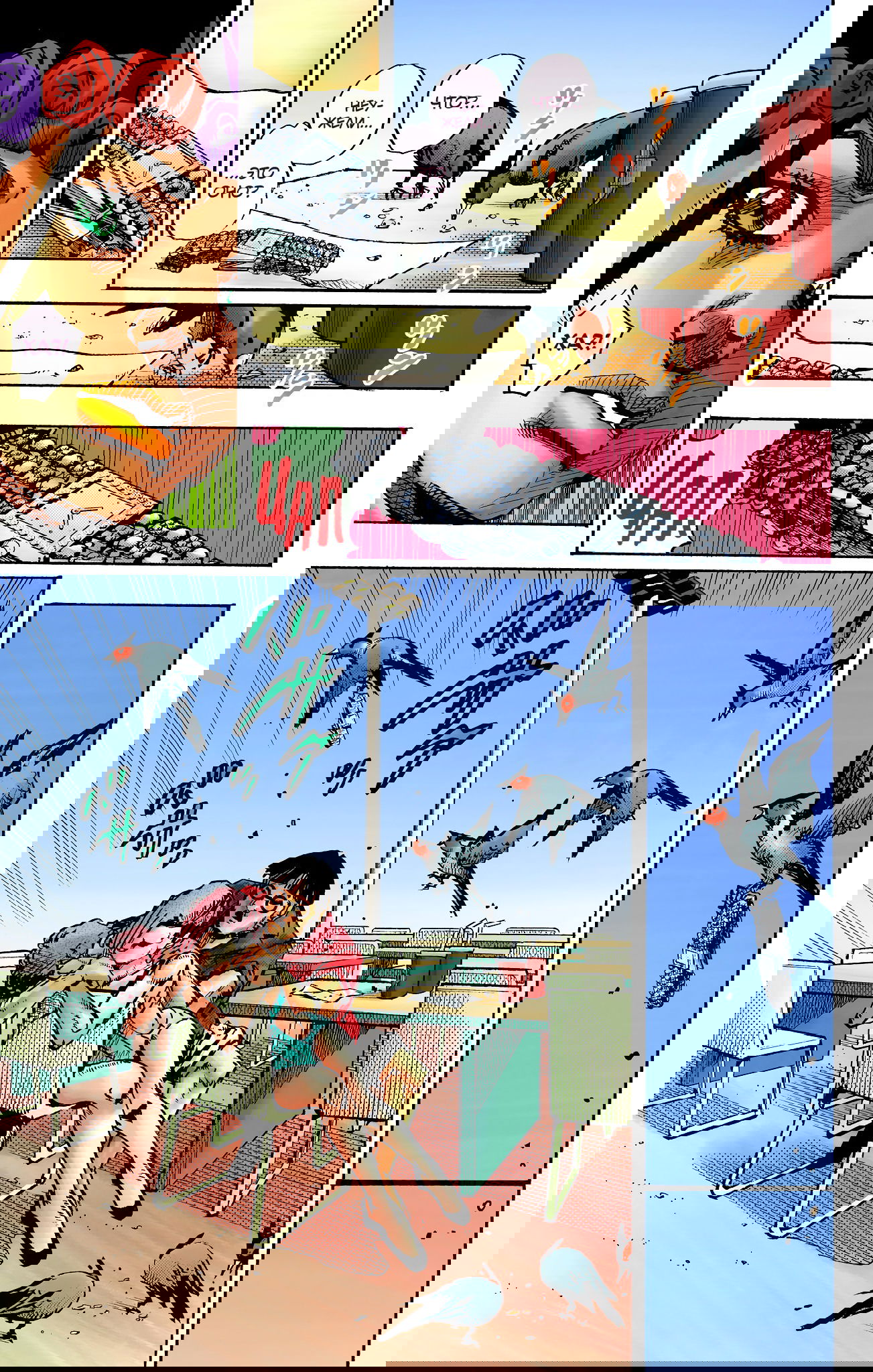 Манга Невероятные Приключения ДжоДжо Часть 9: ДжоДжоЛэндс (Цветная Версия) - Глава 10 Страница 27