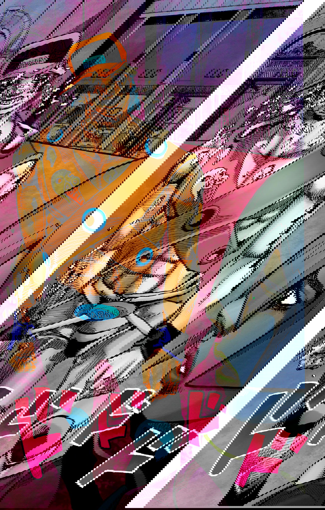 Манга Невероятные Приключения ДжоДжо Часть 9: ДжоДжоЛэндс (Цветная Версия) - Глава 9 Страница 40