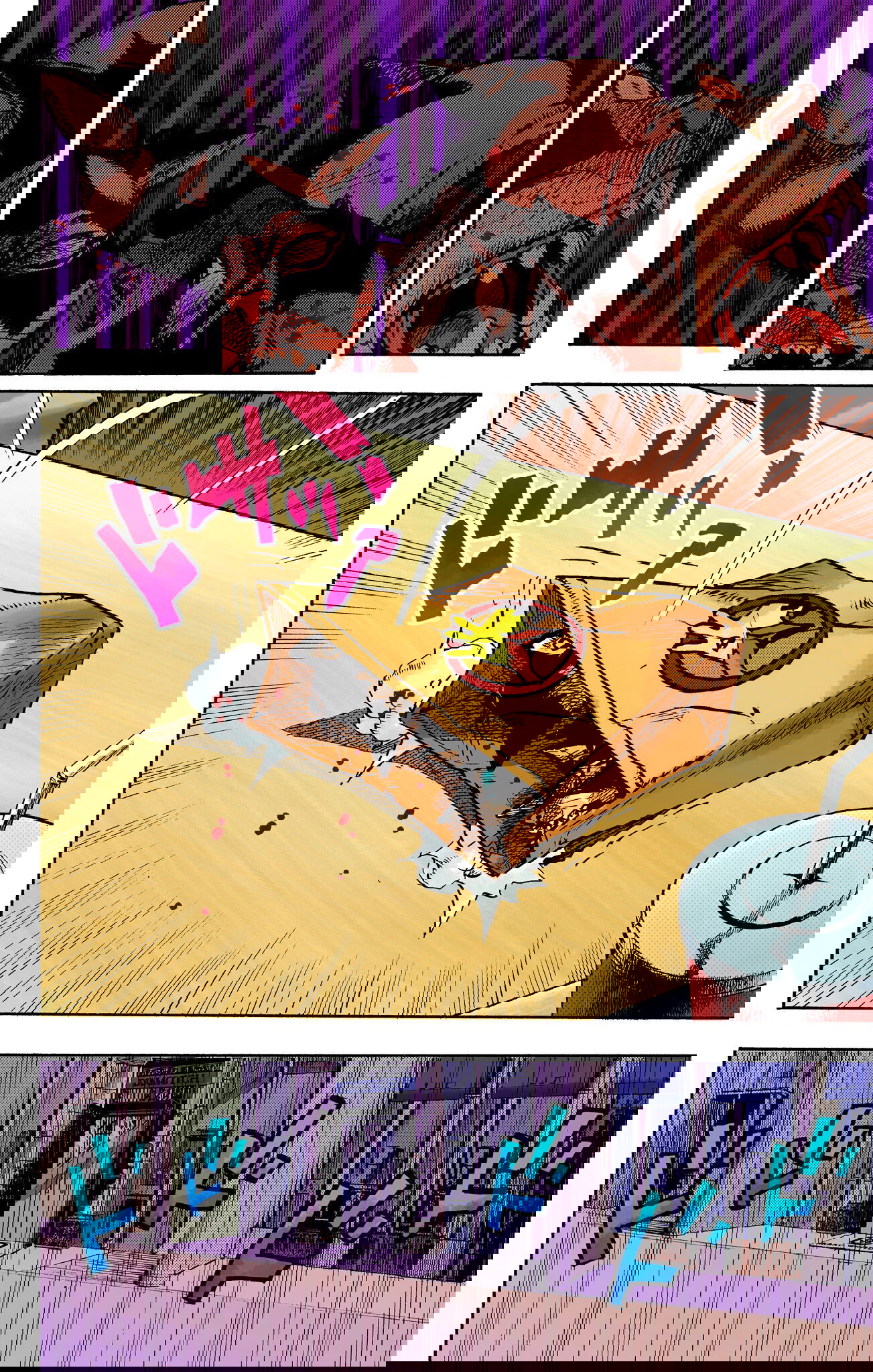 Манга Невероятные Приключения ДжоДжо Часть 9: ДжоДжоЛэндс (Цветная Версия) - Глава 8 Страница 36