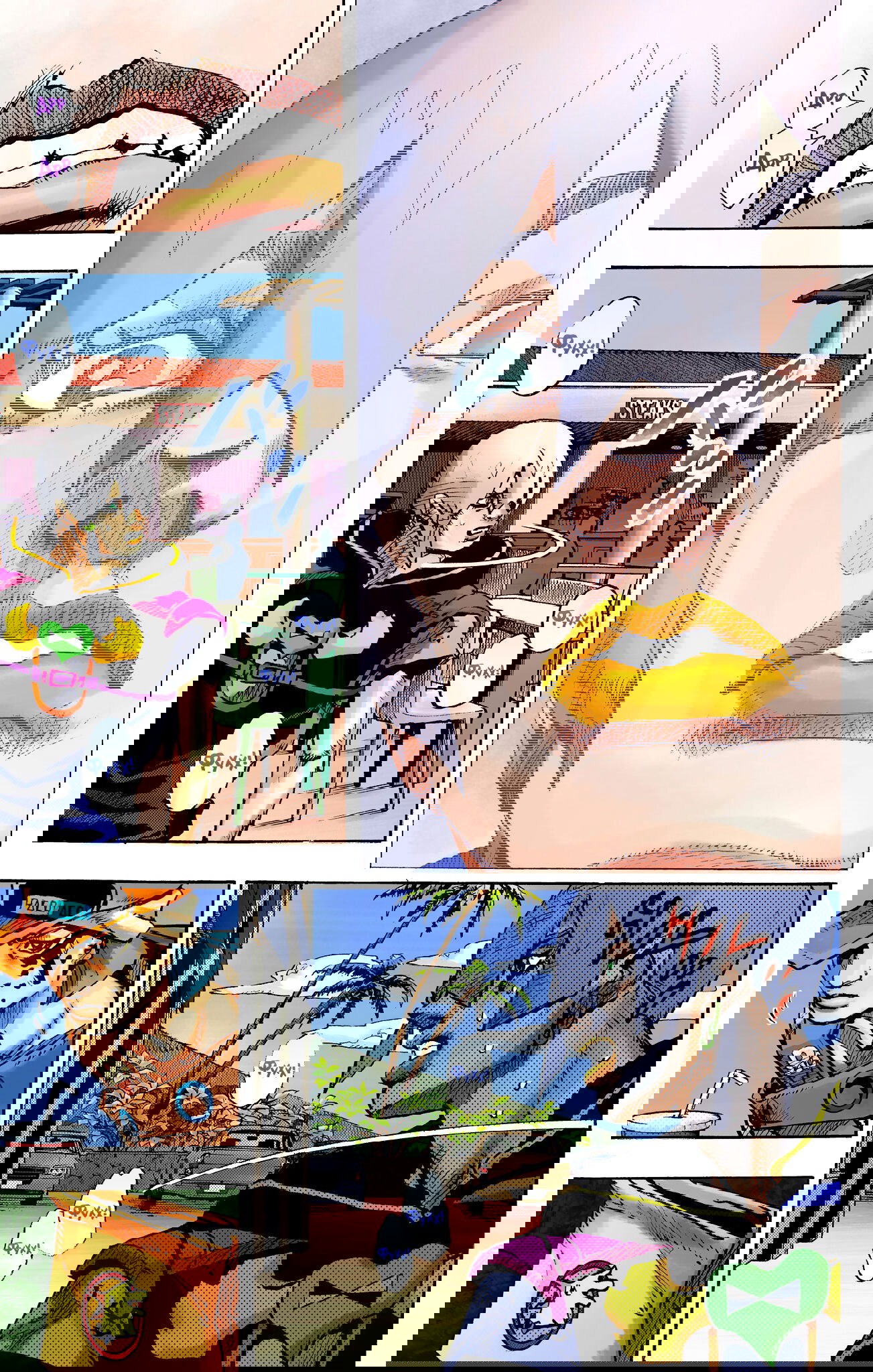 Манга Невероятные Приключения ДжоДжо Часть 9: ДжоДжоЛэндс (Цветная Версия) - Глава 8 Страница 33