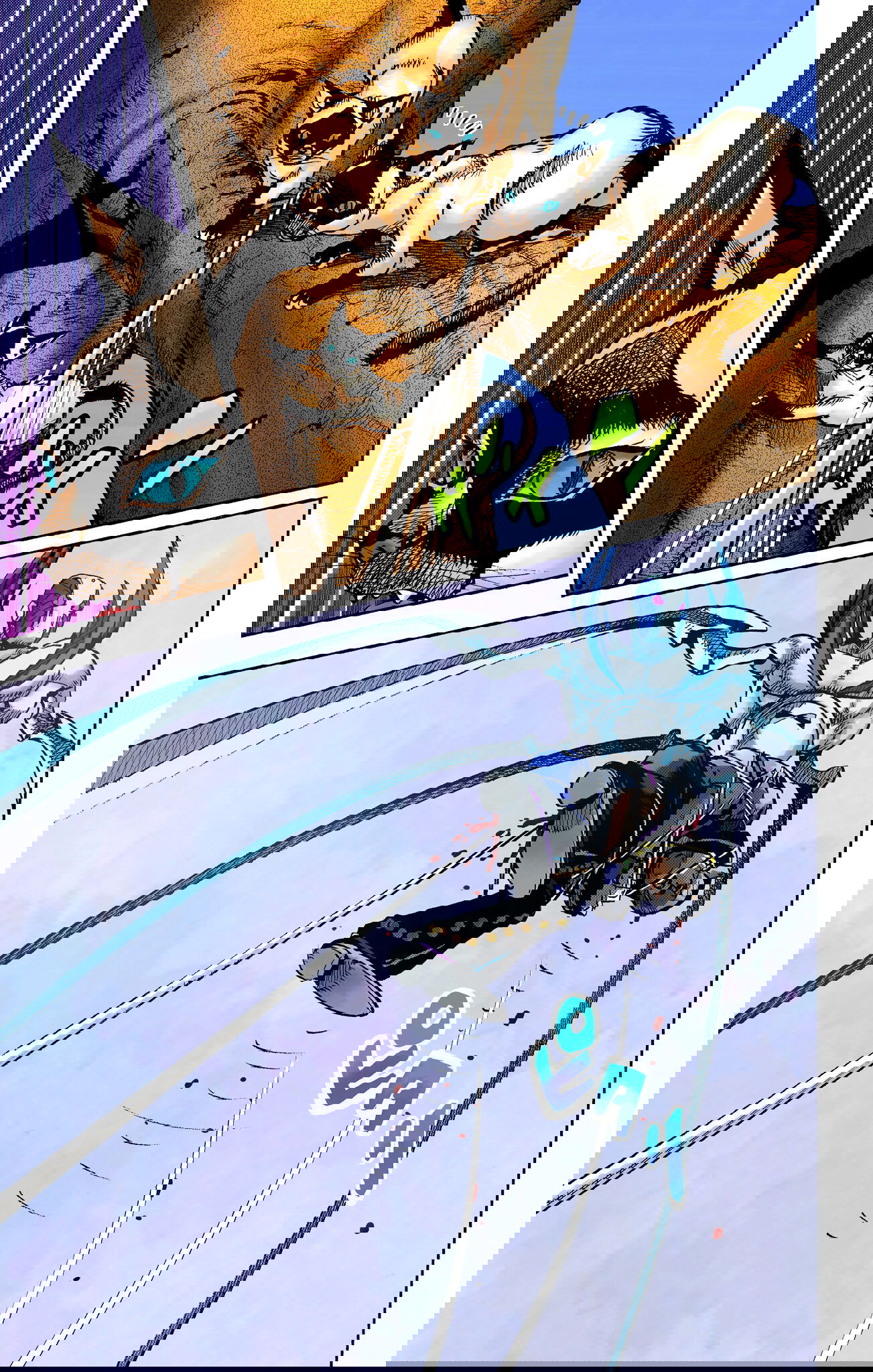 Манга Невероятные Приключения ДжоДжо Часть 9: ДжоДжоЛэндс (Цветная Версия) - Глава 7 Страница 15