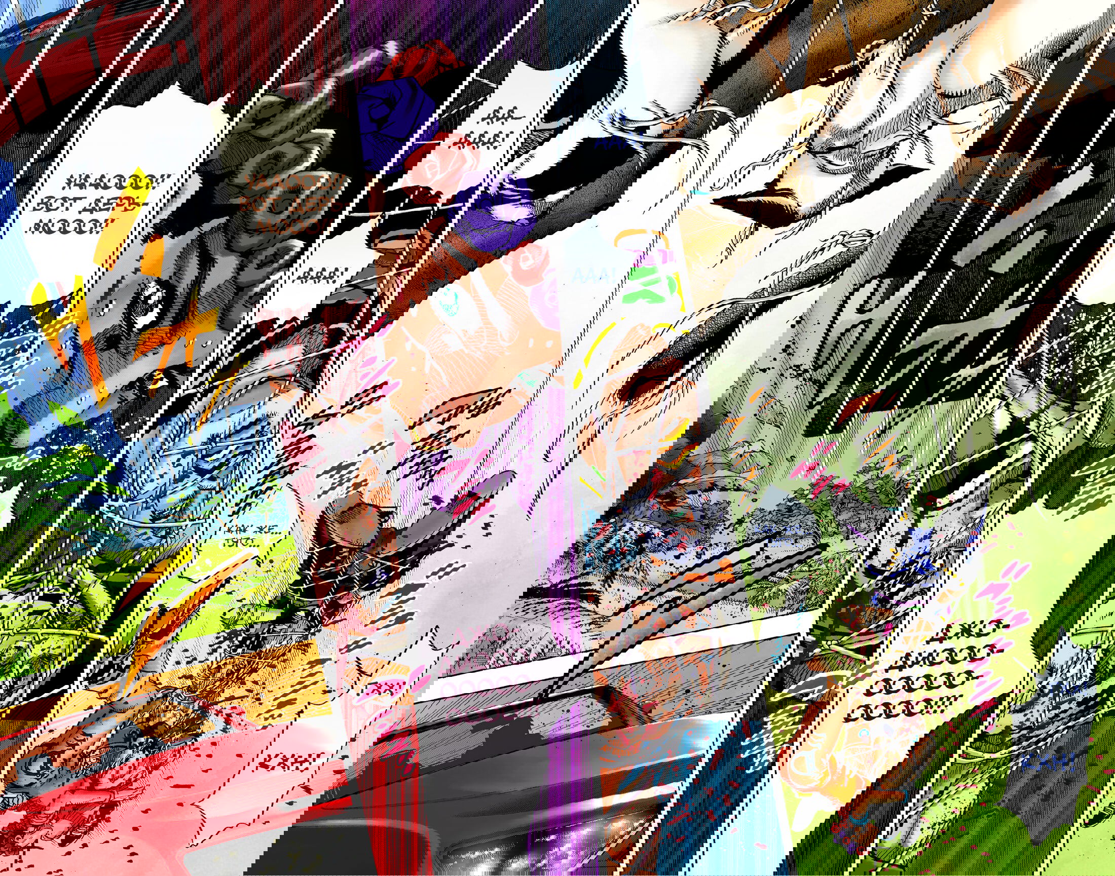 Манга Невероятные Приключения ДжоДжо Часть 9: ДжоДжоЛэндс (Цветная Версия) - Глава 7 Страница 21