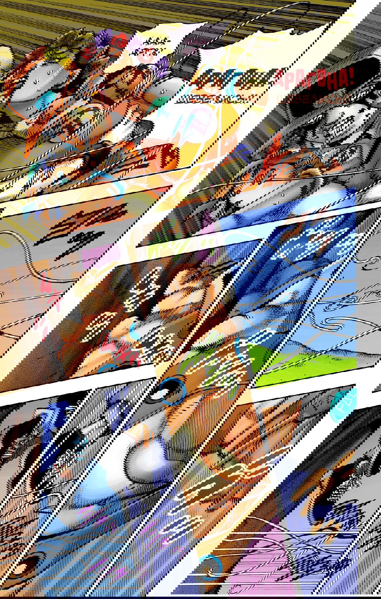 Манга Невероятные Приключения ДжоДжо Часть 9: ДжоДжоЛэндс (Цветная Версия) - Глава 7 Страница 7