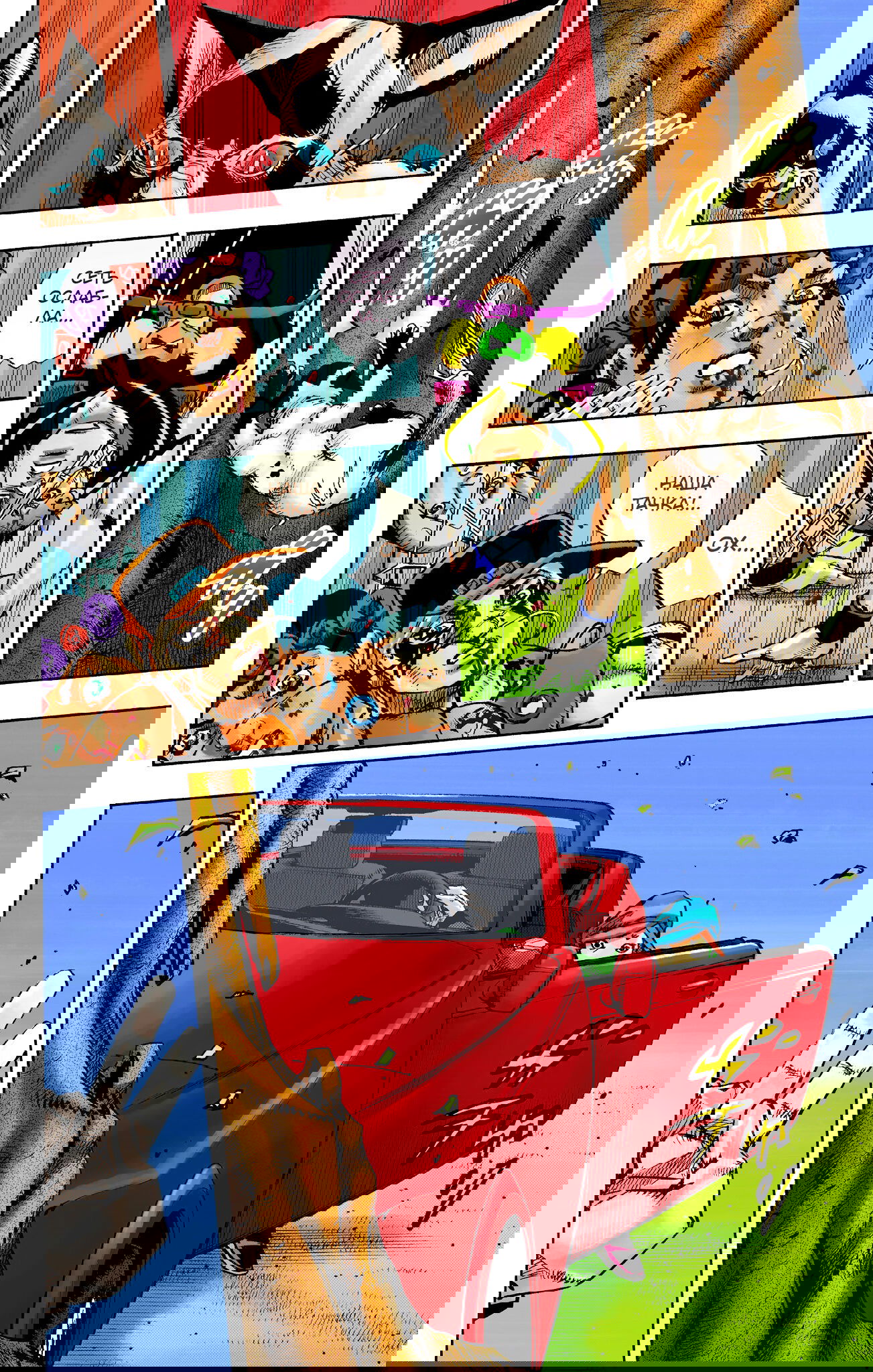 Манга Невероятные Приключения ДжоДжо Часть 9: ДжоДжоЛэндс (Цветная Версия) - Глава 7 Страница 23