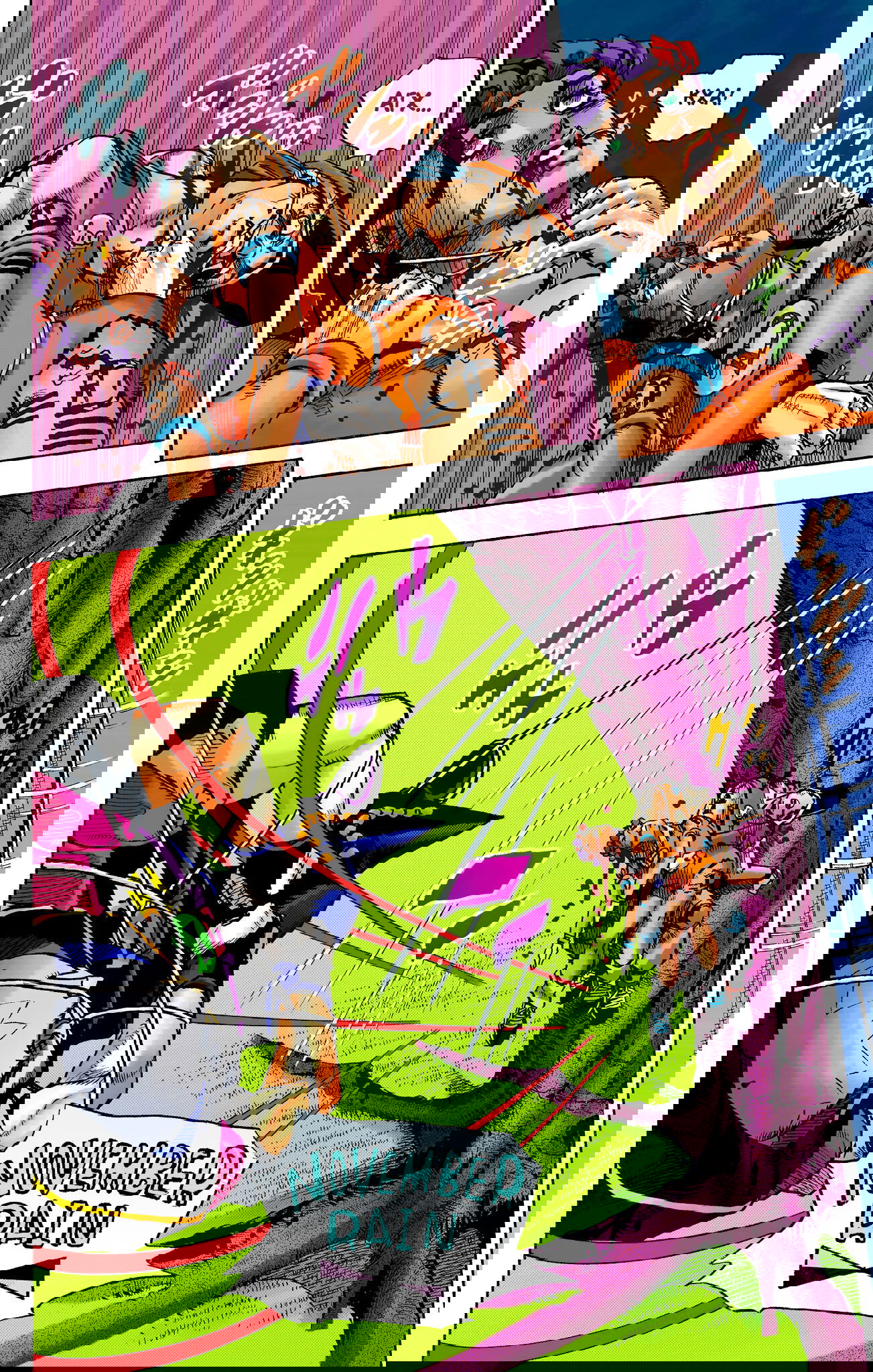 Манга Невероятные Приключения ДжоДжо Часть 9: ДжоДжоЛэндс (Цветная Версия) - Глава 7 Страница 14