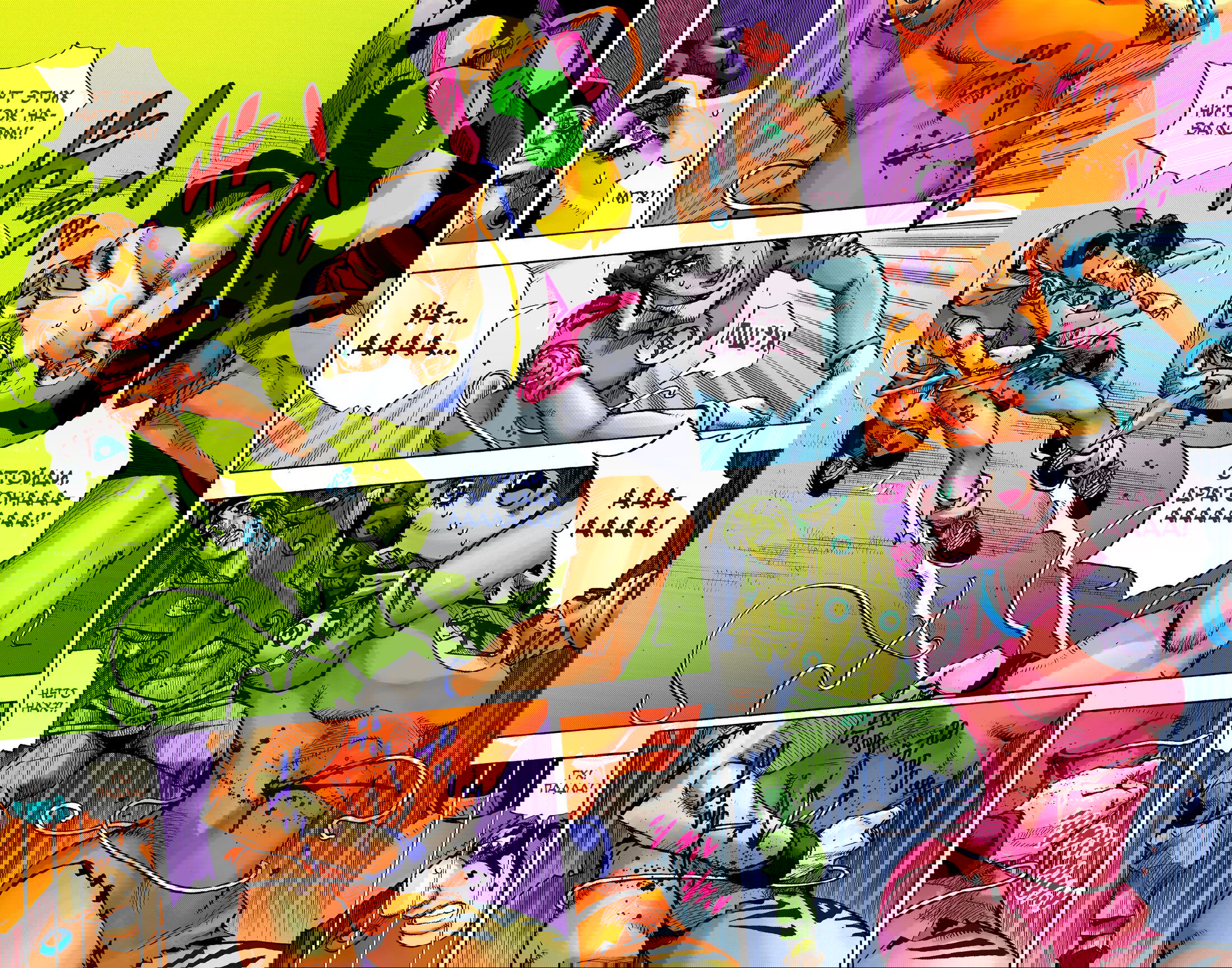 Манга Невероятные Приключения ДжоДжо Часть 9: ДжоДжоЛэндс (Цветная Версия) - Глава 6 Страница 19