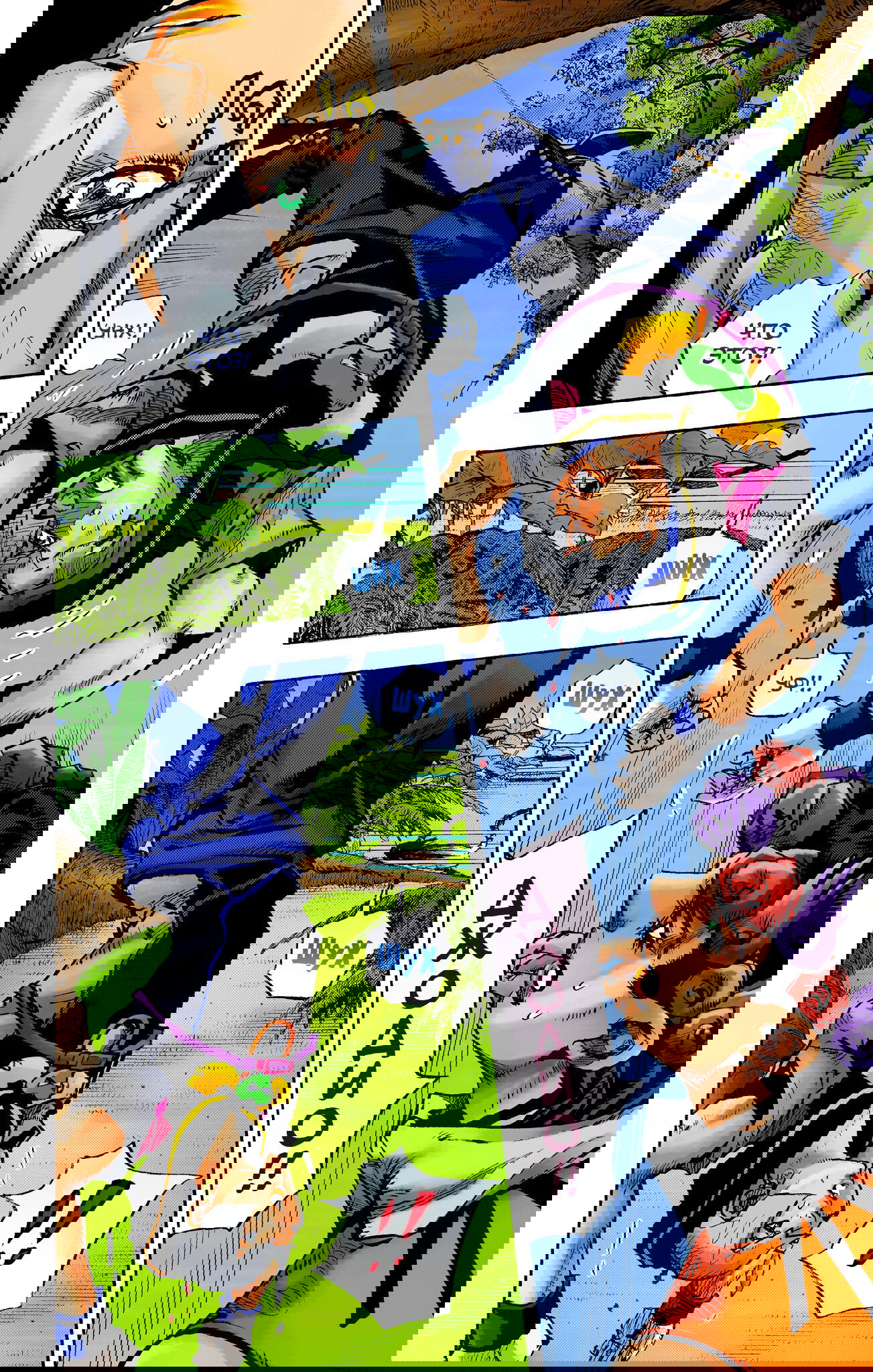 Манга Невероятные Приключения ДжоДжо Часть 9: ДжоДжоЛэндс (Цветная Версия) - Глава 6 Страница 14