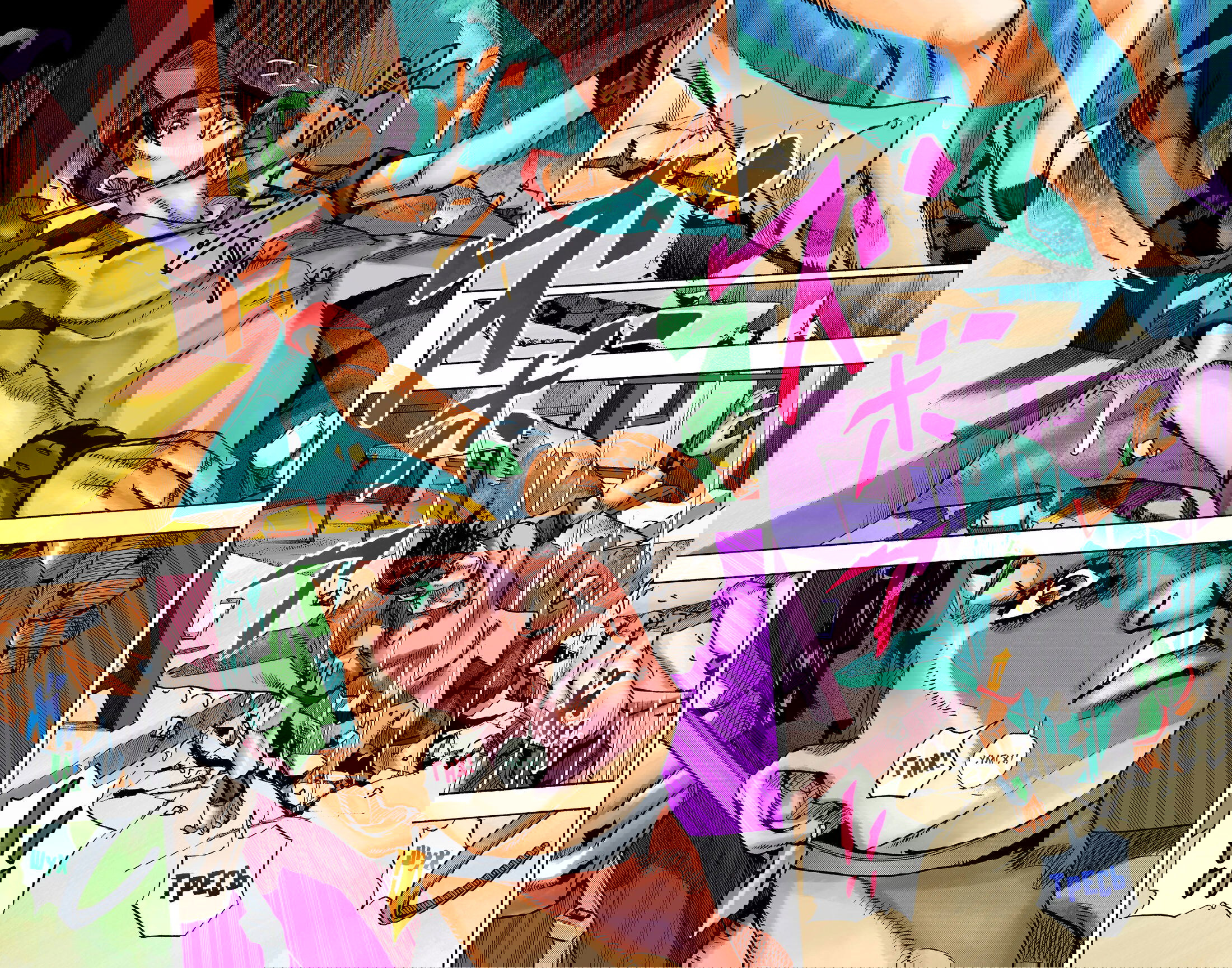 Манга Невероятные Приключения ДжоДжо Часть 9: ДжоДжоЛэндс (Цветная Версия) - Глава 5 Страница 18