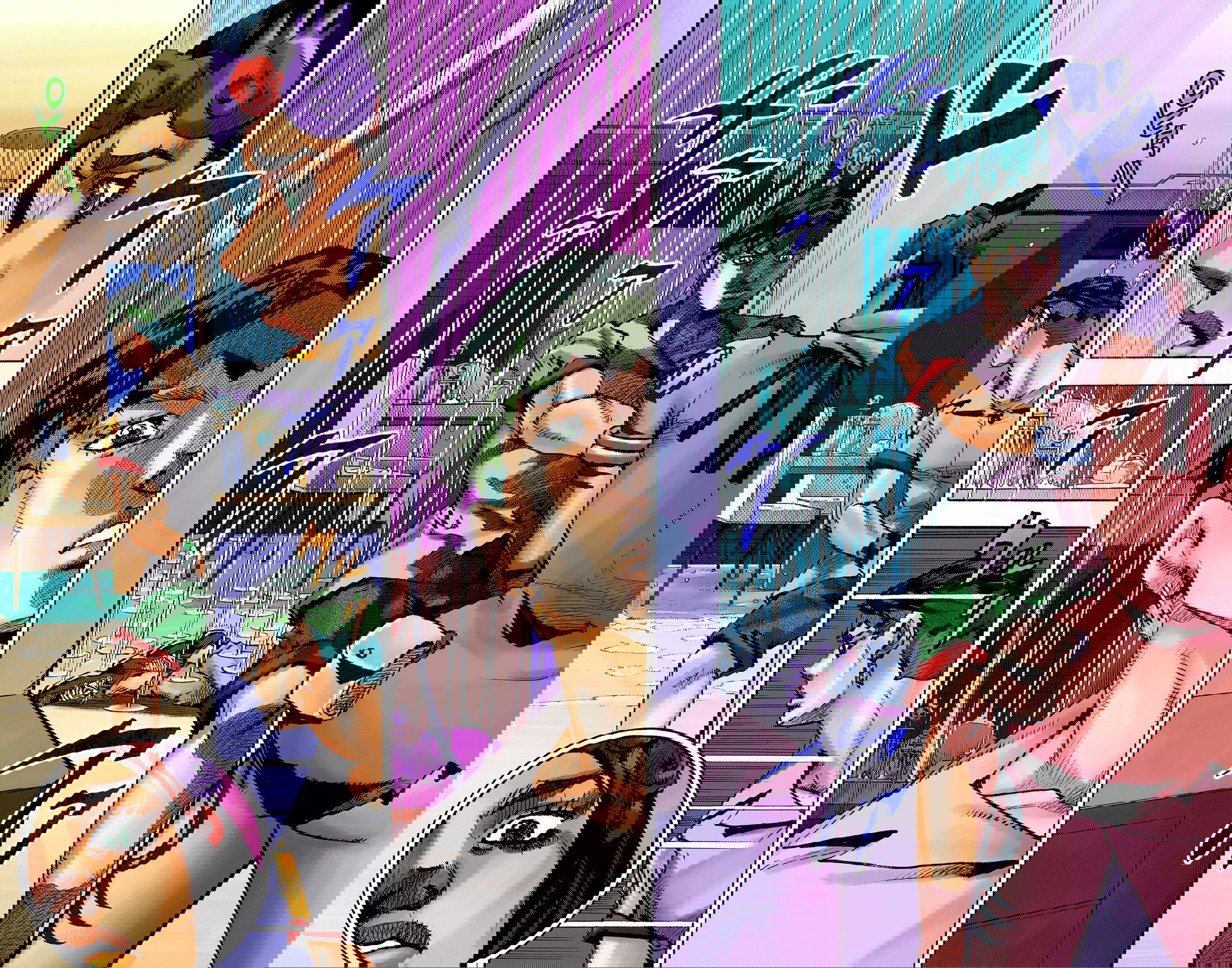 Манга Невероятные Приключения ДжоДжо Часть 9: ДжоДжоЛэндс (Цветная Версия) - Глава 5 Страница 14