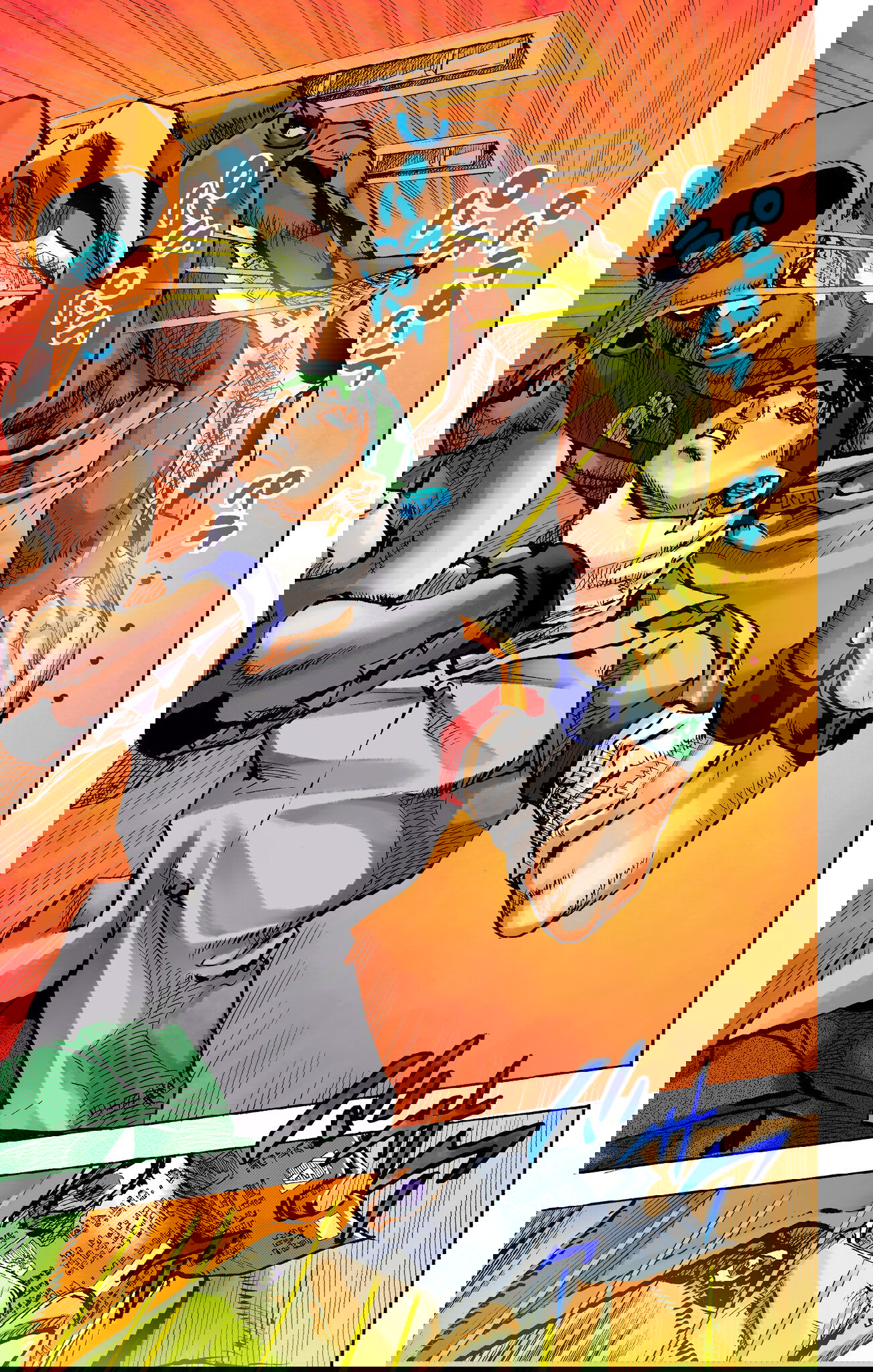 Манга Невероятные Приключения ДжоДжо Часть 9: ДжоДжоЛэндс (Цветная Версия) - Глава 4 Страница 32