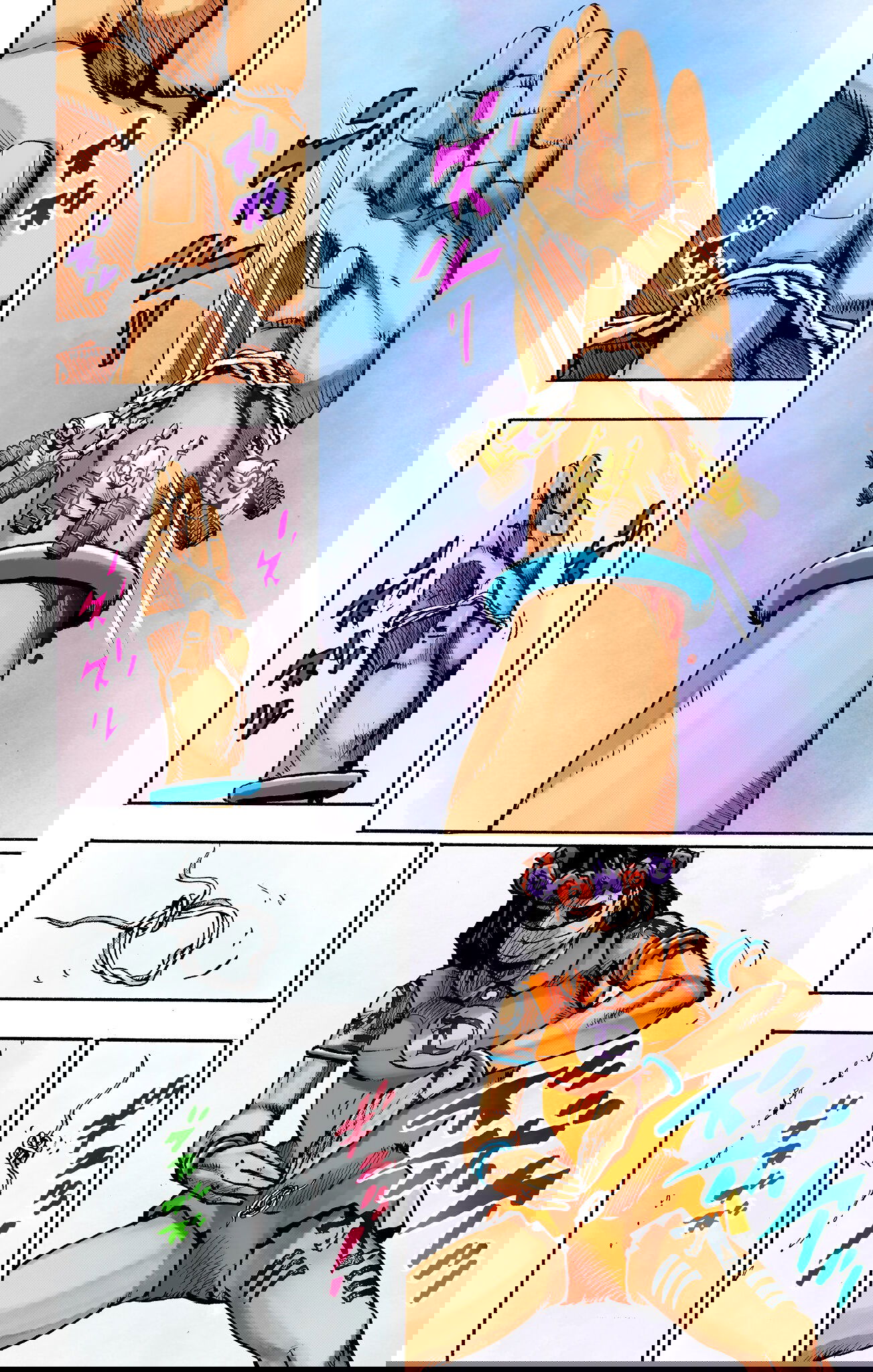 Манга Невероятные Приключения ДжоДжо Часть 9: ДжоДжоЛэндс (Цветная Версия) - Глава 4 Страница 12