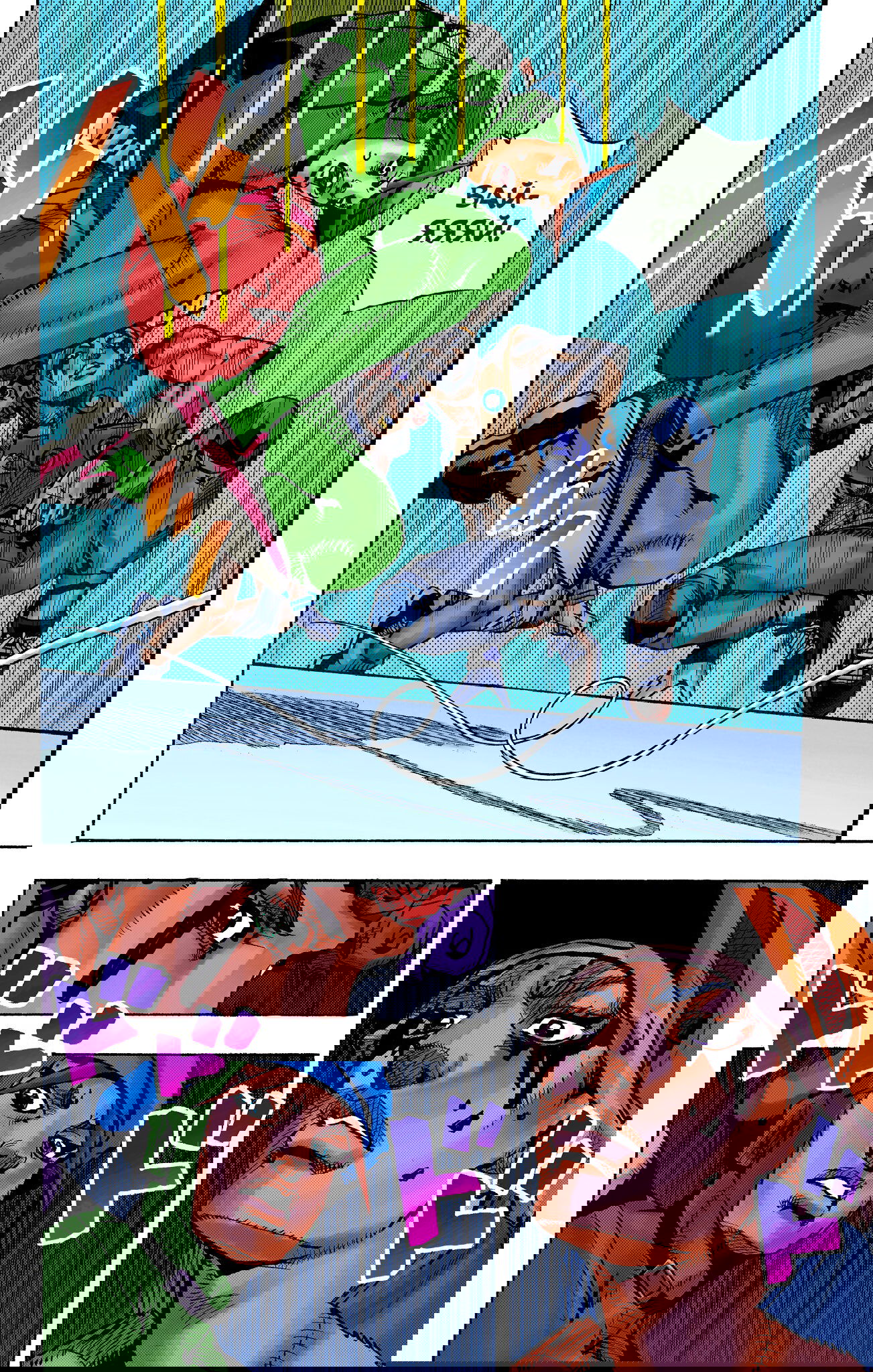 Манга Невероятные Приключения ДжоДжо Часть 9: ДжоДжоЛэндс (Цветная Версия) - Глава 3 Страница 36