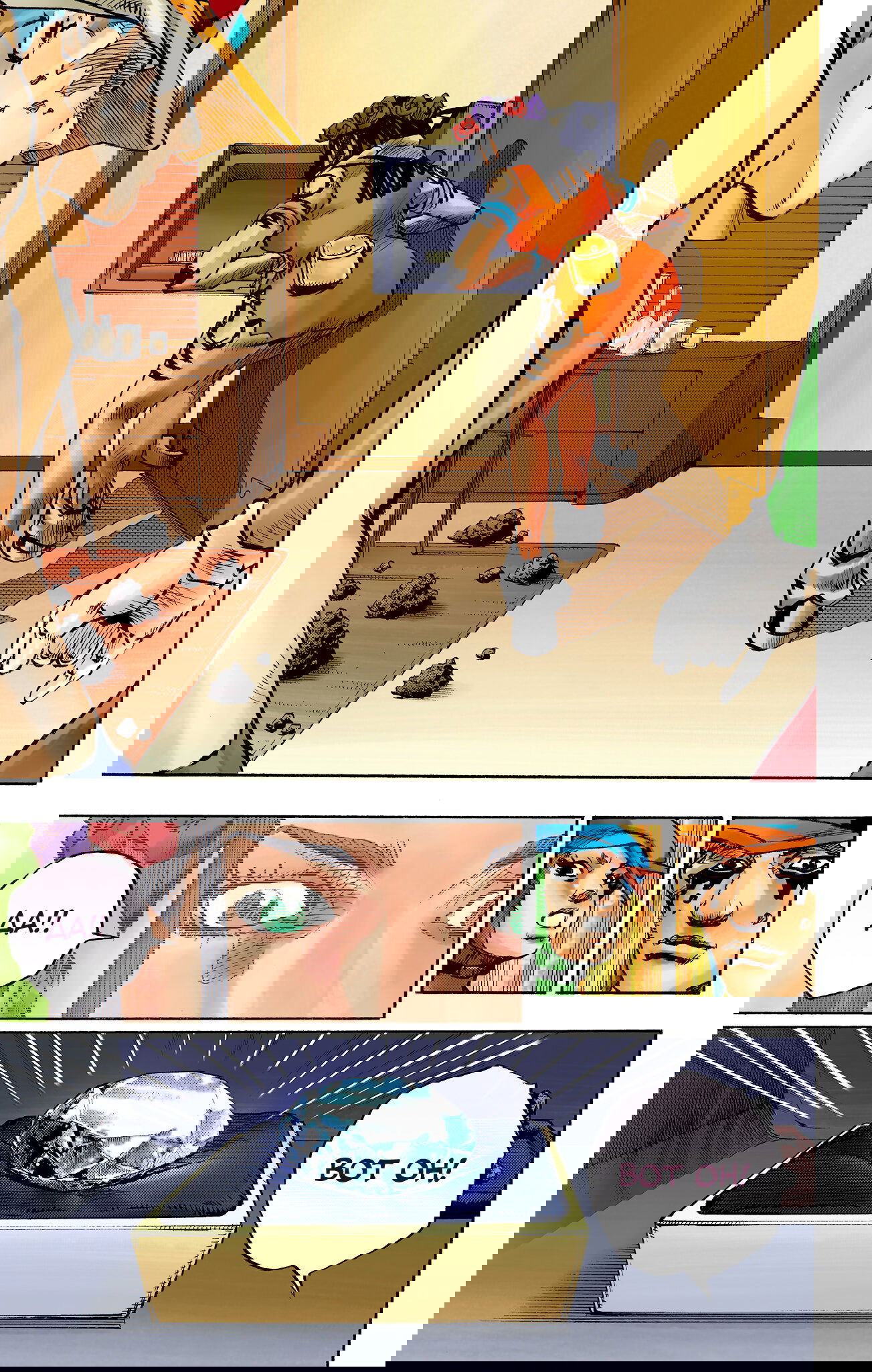 Манга Невероятные Приключения ДжоДжо Часть 9: ДжоДжоЛэндс (Цветная Версия) - Глава 3 Страница 27